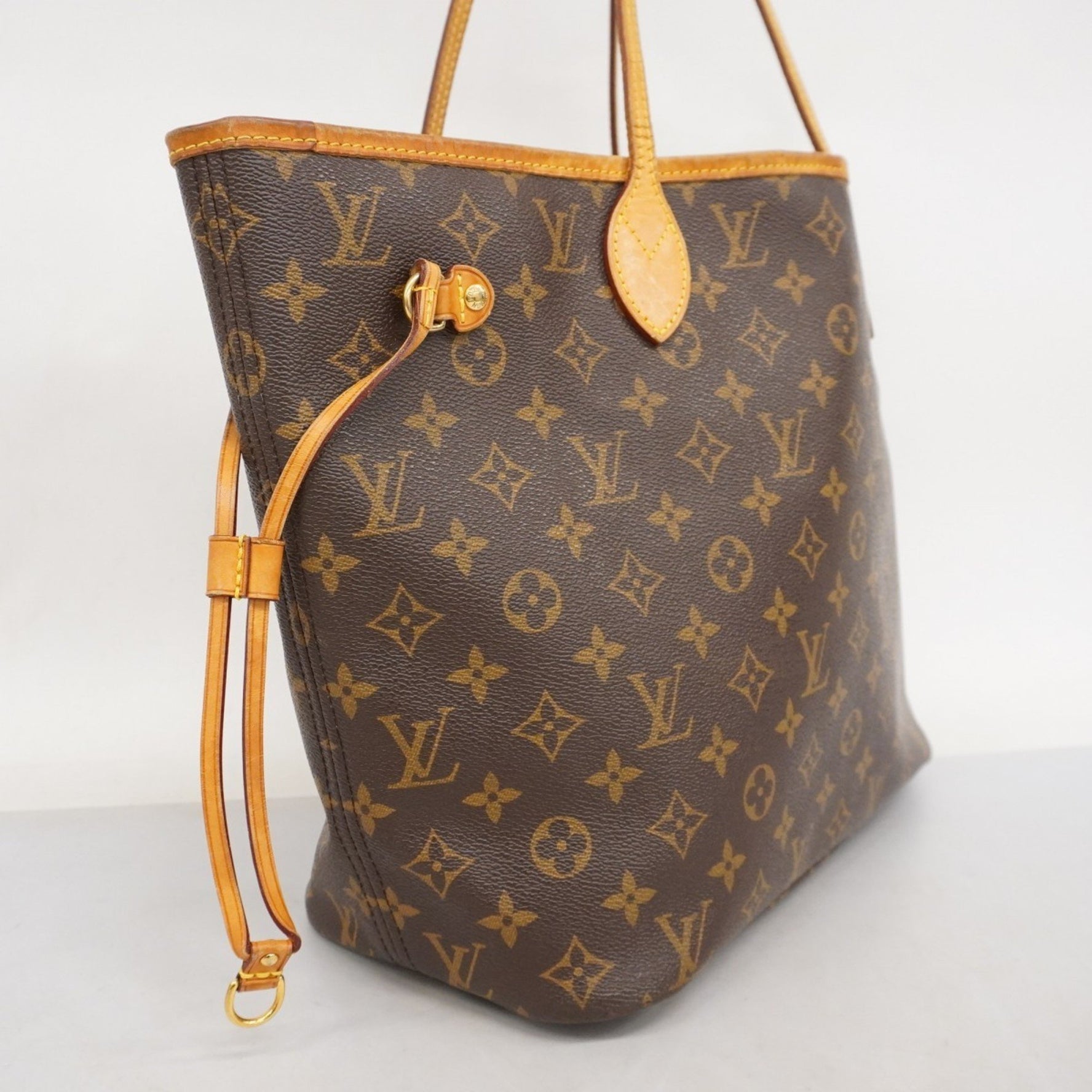 Louis Vuitton Monogram Neverfull MM Tote Bag M40995 Brown Women's