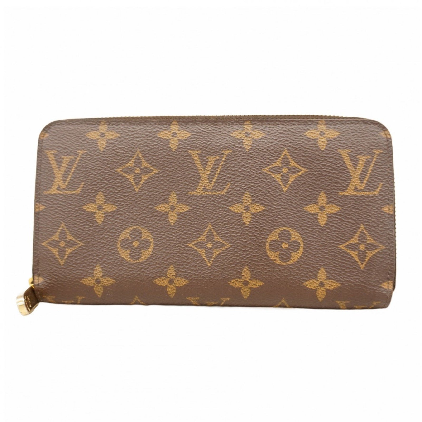 Louis Vuitton Monogram Zippy Wallet Brown Rose Ballerine