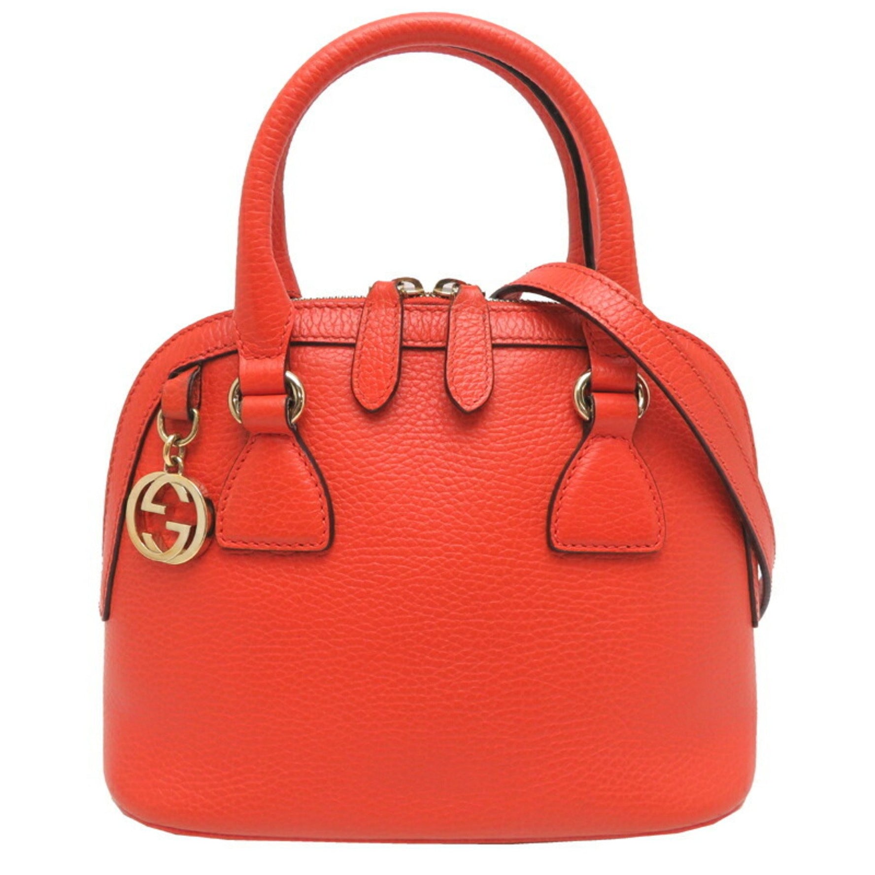 Gucci Interlocking G Handbag Leather