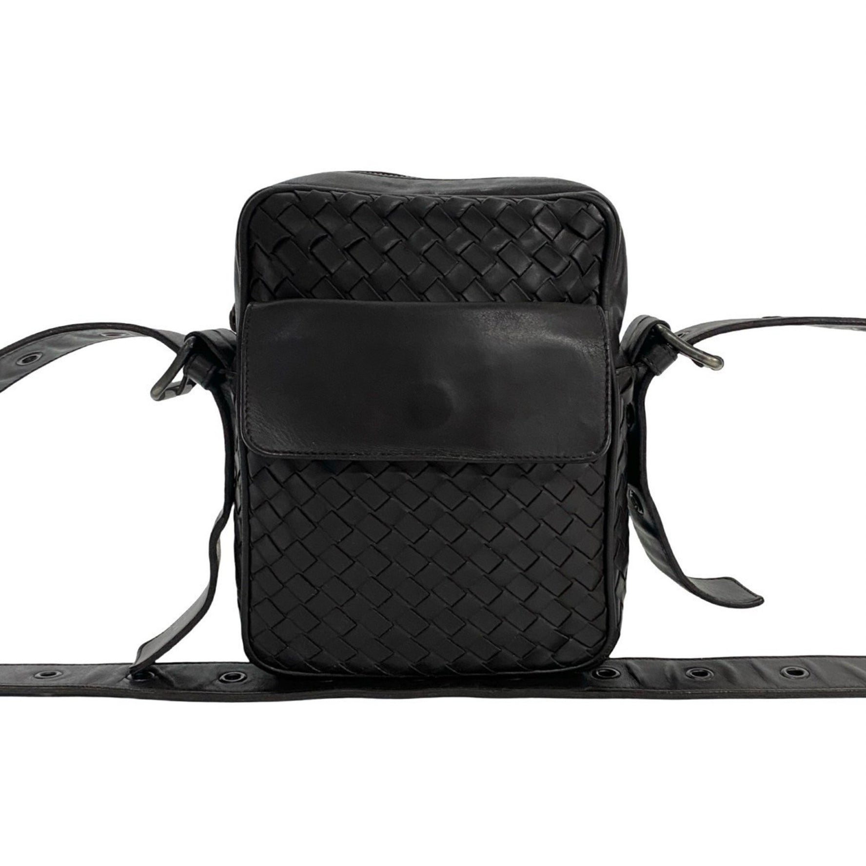 BOTTEGA VENETA Intrecciato Leather Shoulder Bag/Pochette/Sacoche