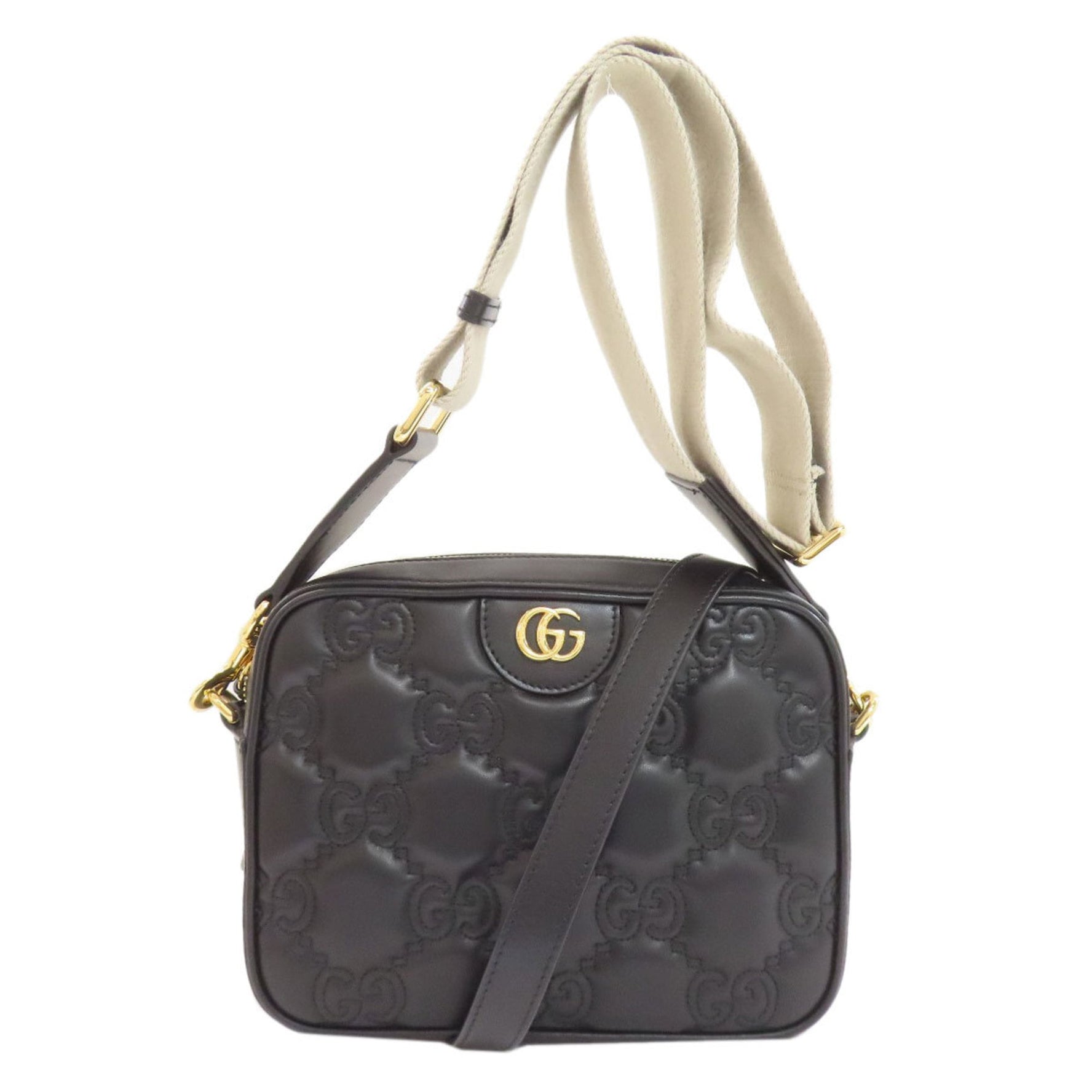 Gucci GG Matelasse Shoulder Bag in Calfskin Leather