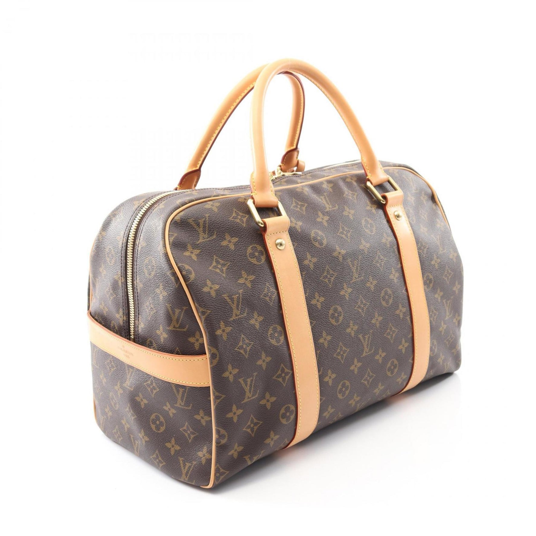 Louis Vuitton Carryall Boston Bag, Coated Canvas and Leather, Monogram, Men's