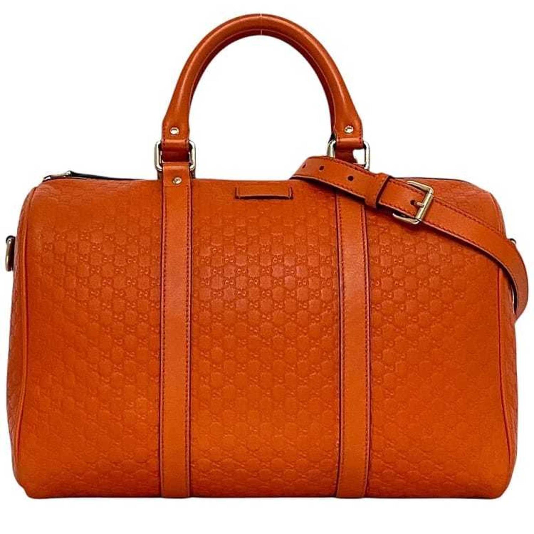Gucci Boston bag Shima leather, 001998. handbag, GG embossed crossbody .