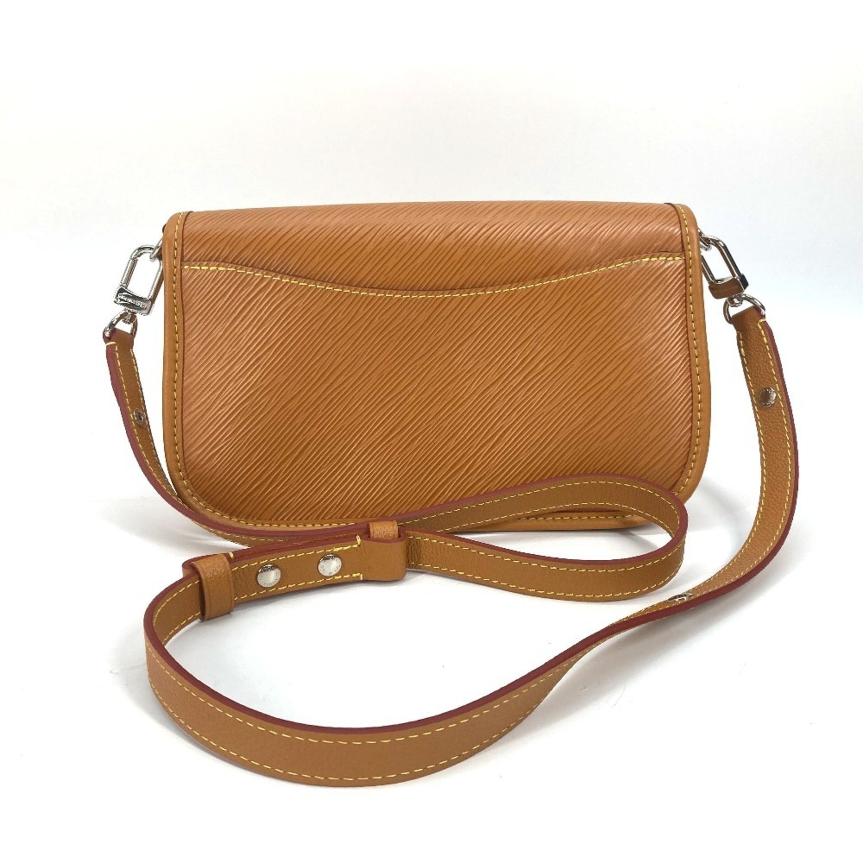 LOUIS VUITTON M59459 Epi Bussi NM Pochette Shoulder Bag in Leather, Women's, Beige