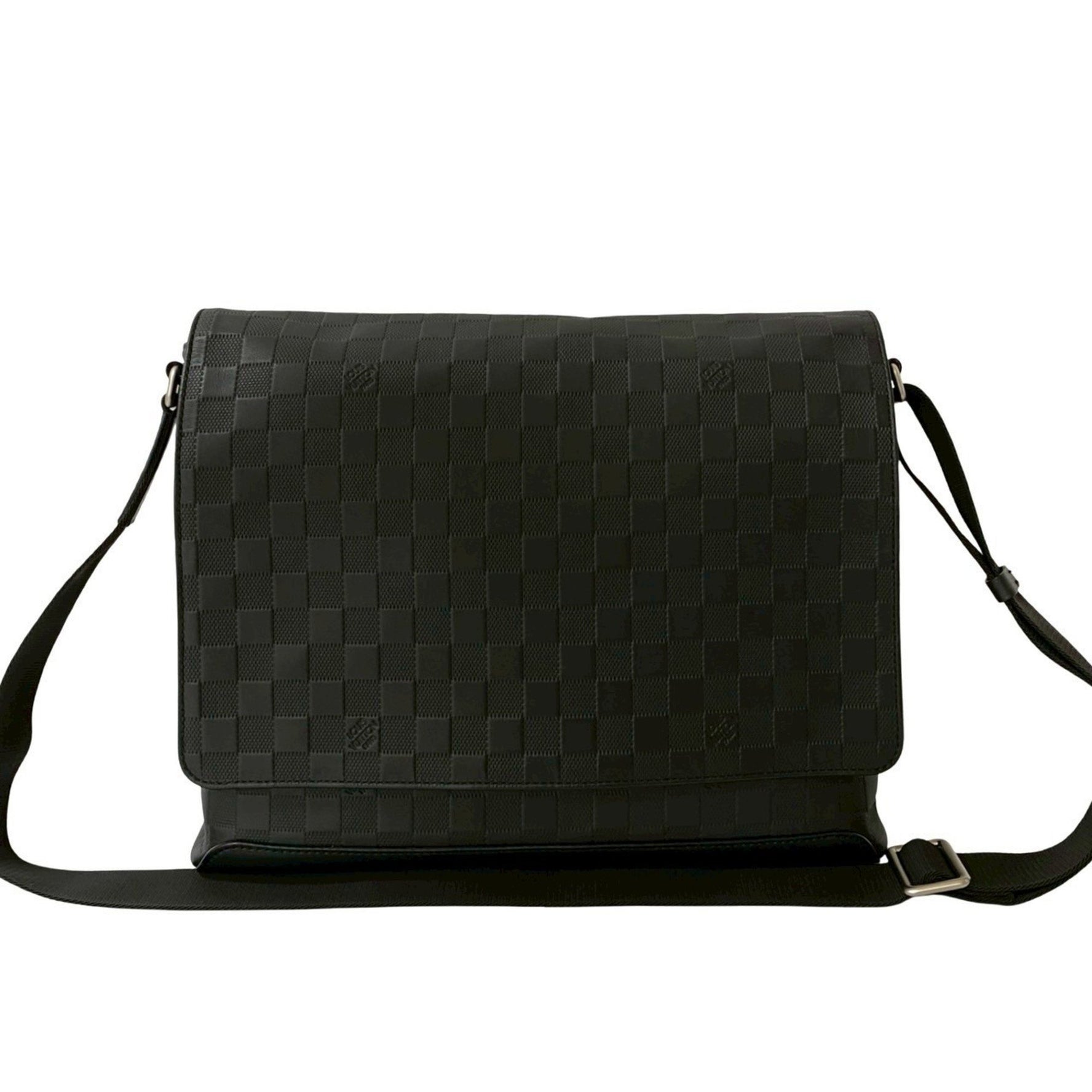 Louis Vuitton District MM Damier Infini Leather and Nylon Shoulder Bag