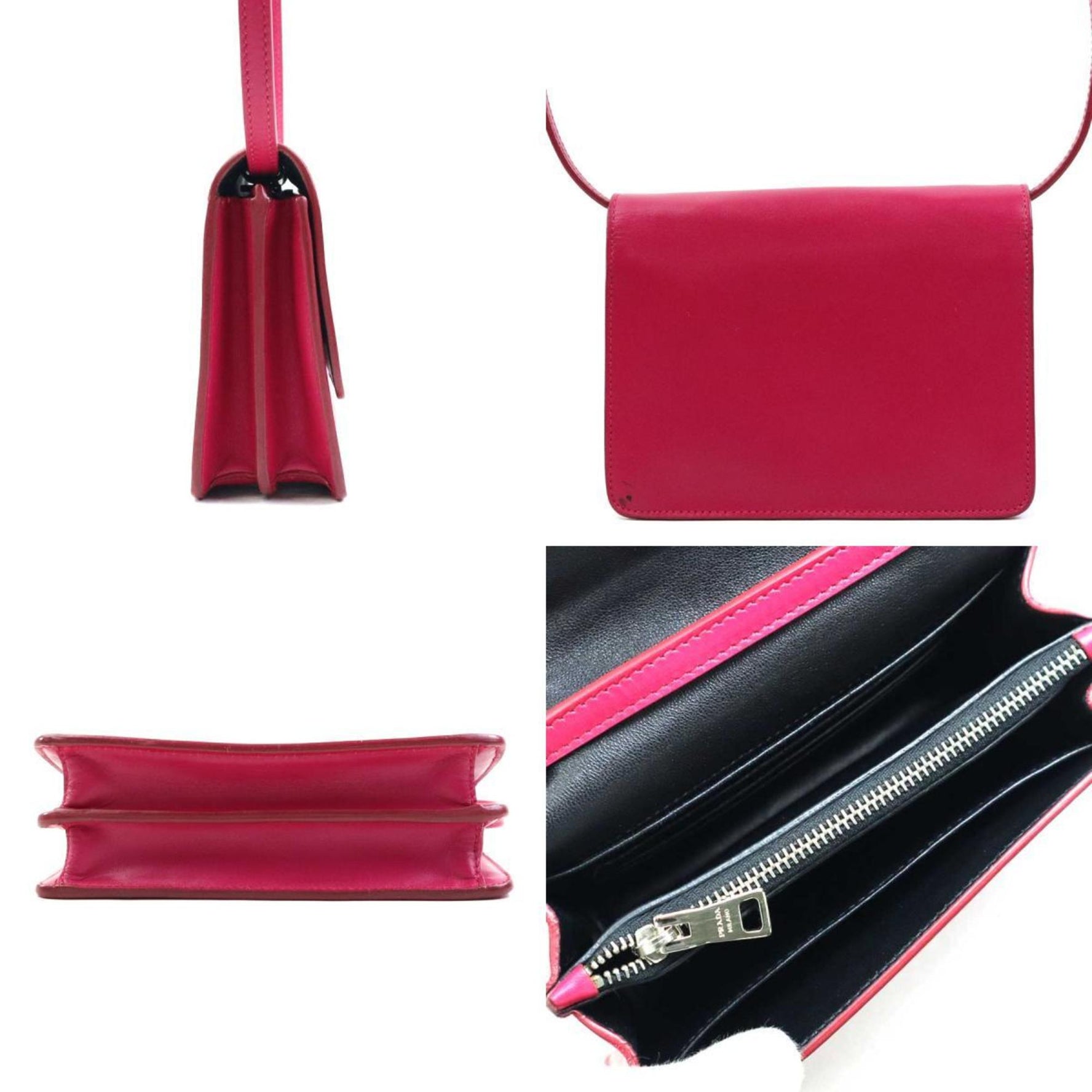 Prada shoulder bag in leather