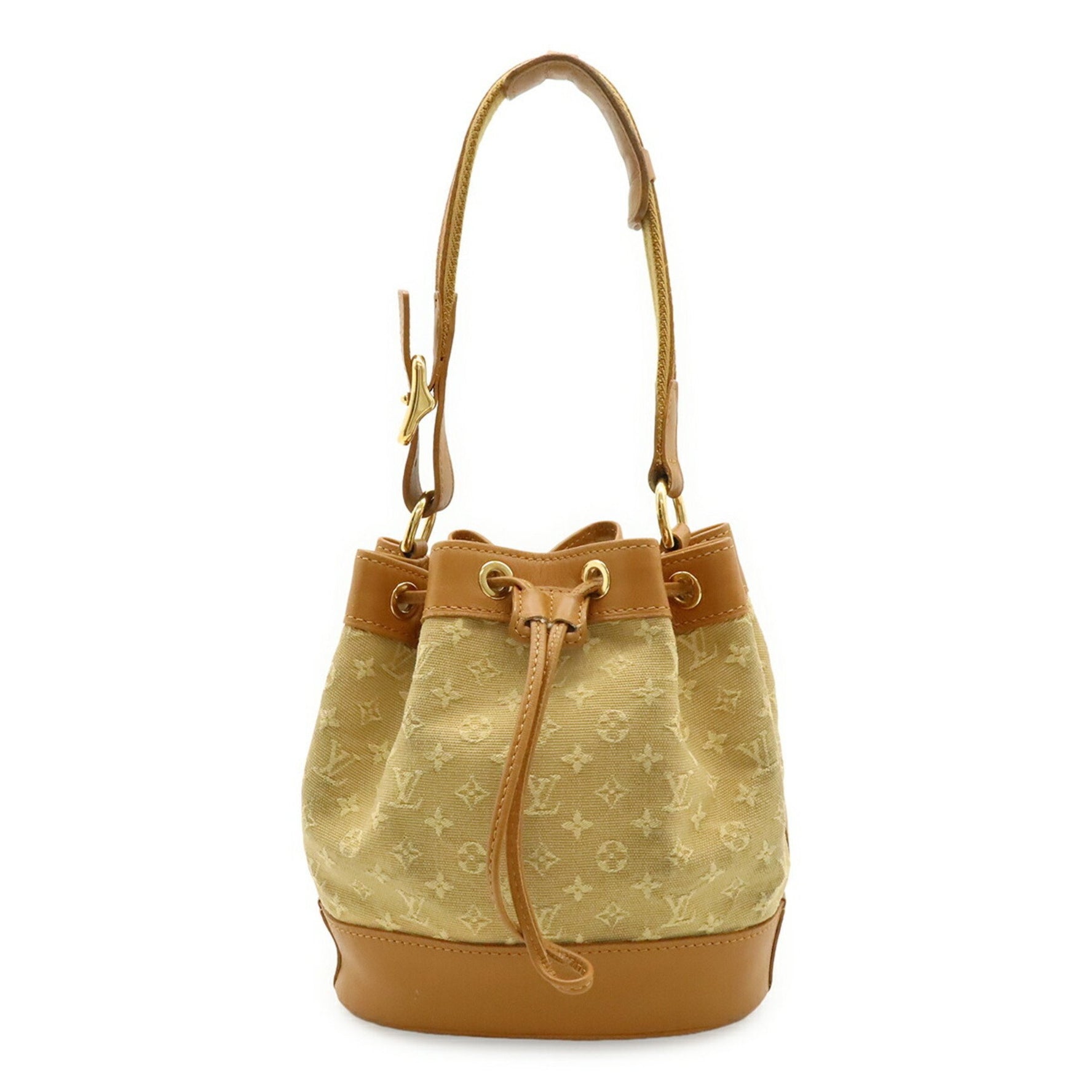 Louis Vuitton Monogram Mini Noelie Handbag, Canvas, Beige/Brown