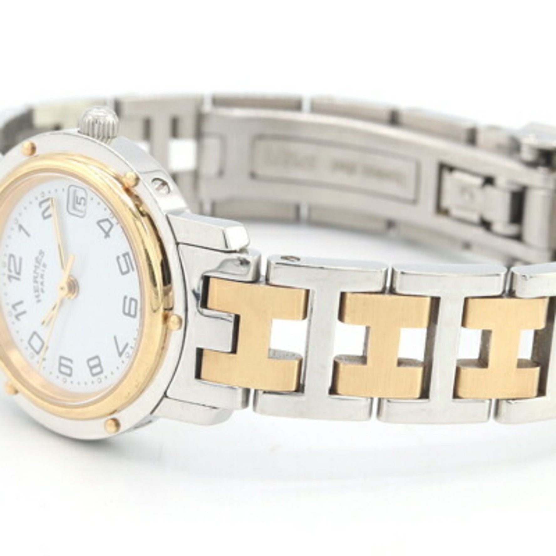 Hermès Clipper Watch Stainless Steel Quartz