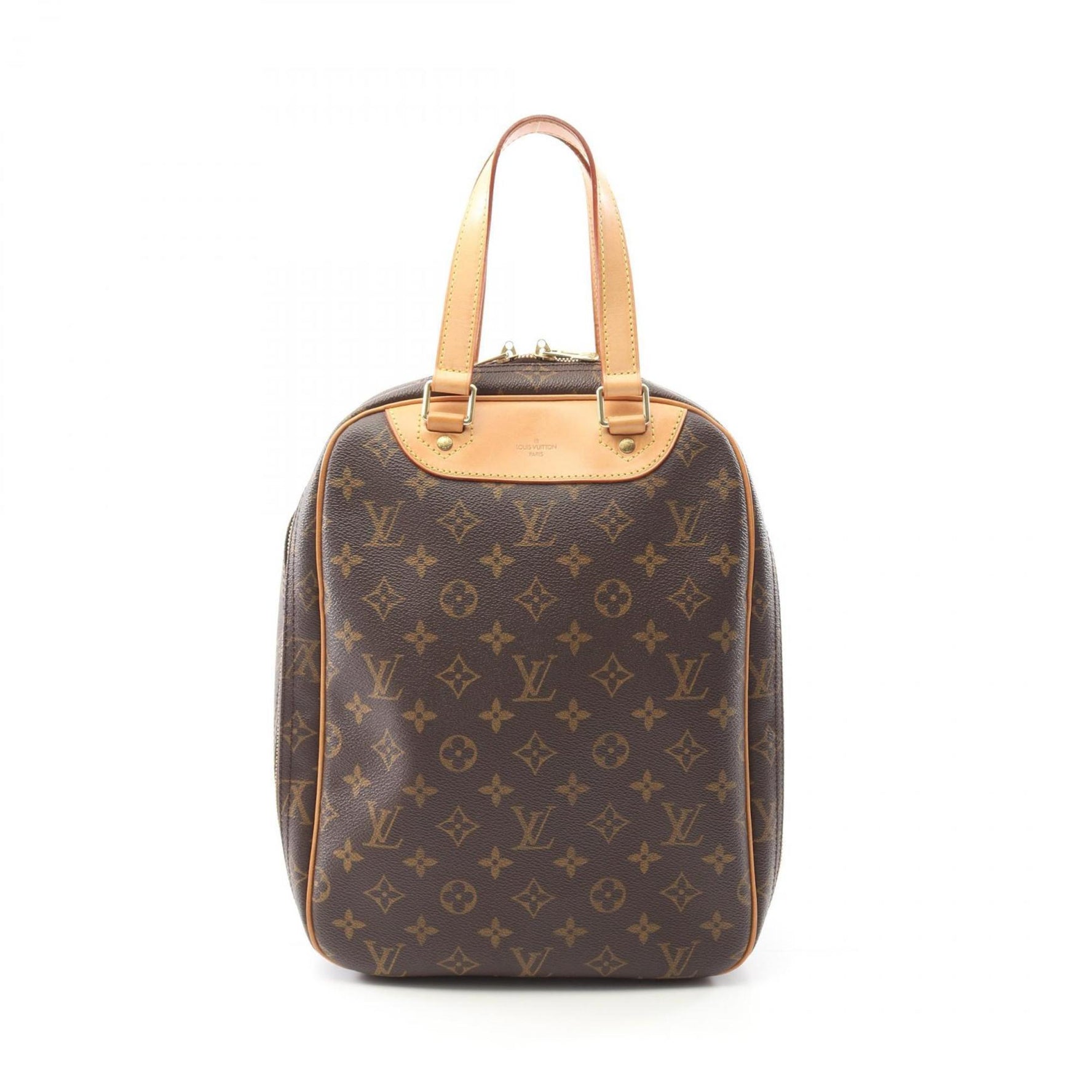 Louis Vuitton Excursion Monogram Handbag Coated Canvas Leather