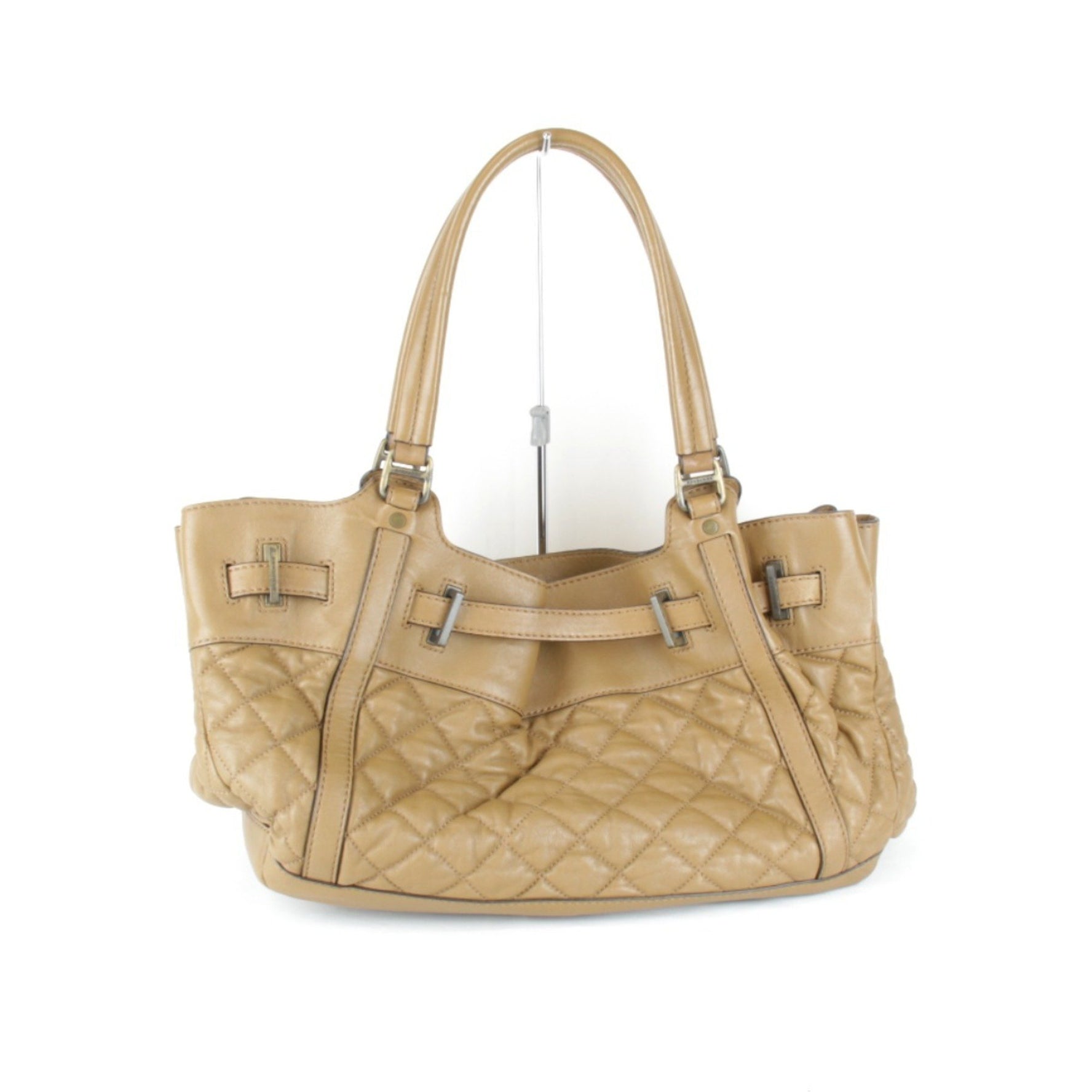 BURBERRY Tote bag leather brown ladies