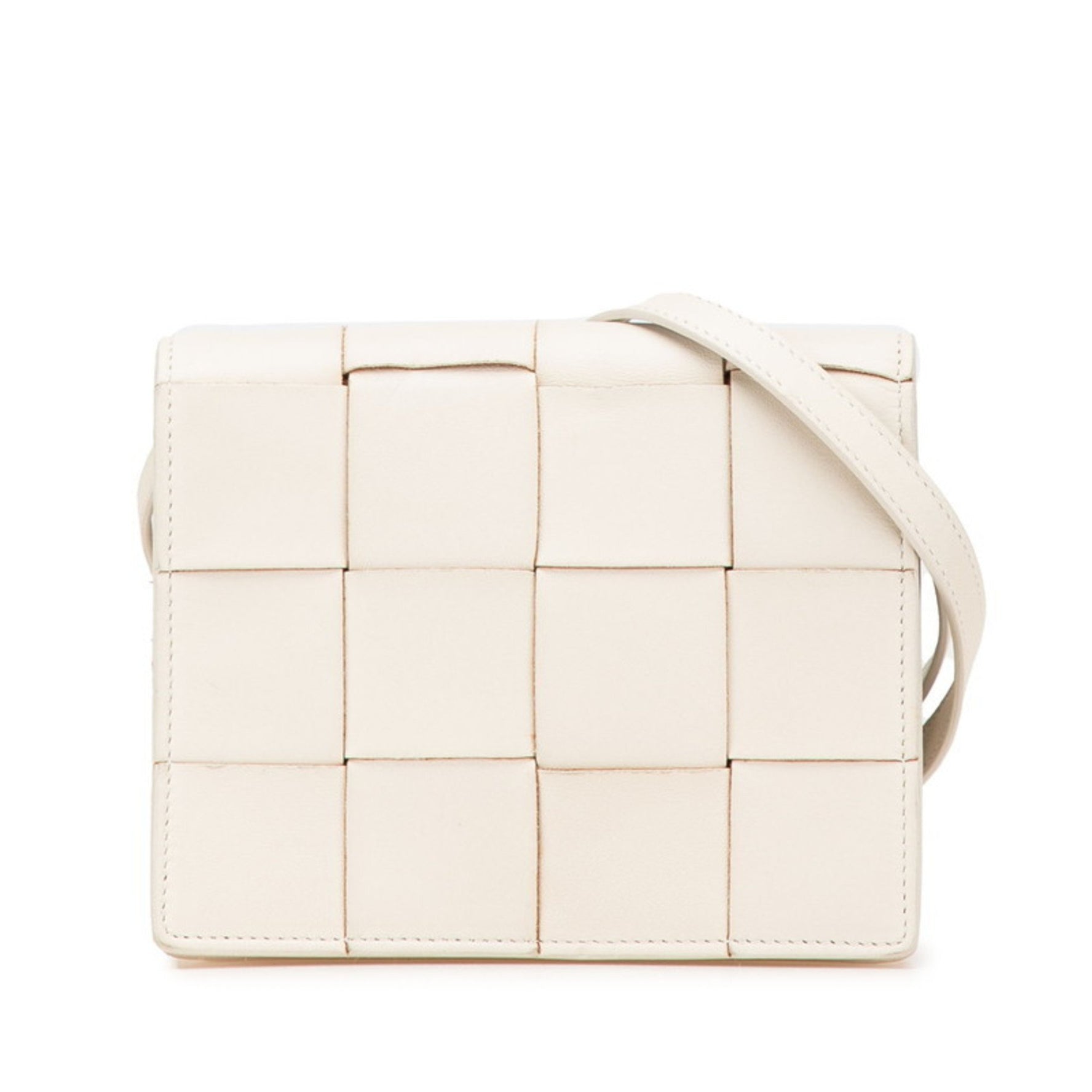 Bottega Veneta Maxi Intrecciato Cassette Crossbody Shoulder Bag Leather BOTTEGAVENETA