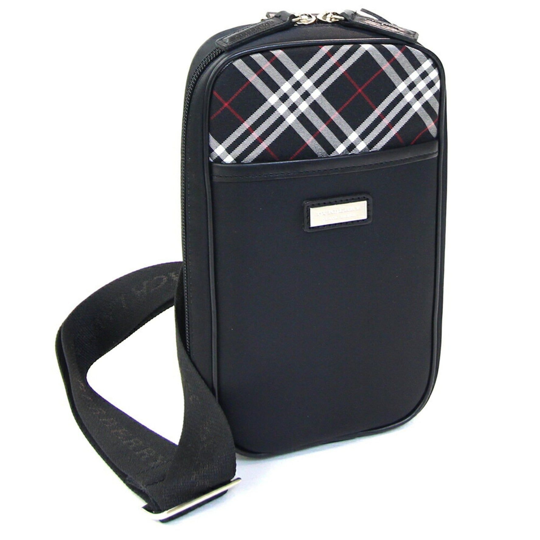 Burberry Black Label Body Bag BKL34-014-05 Nylon Leather Shoulder Crossbody Nova Check Men's BURBERRY BLACKLABEL