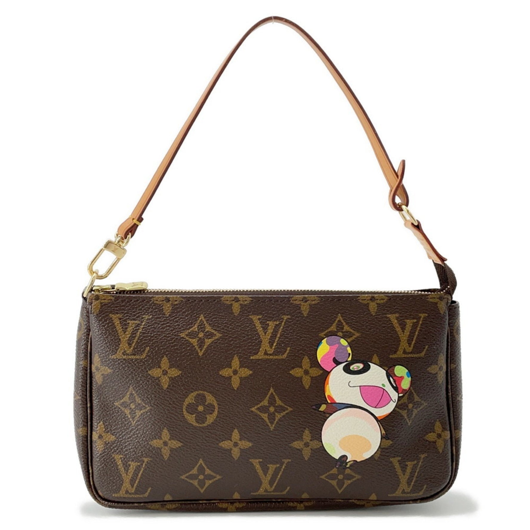 Louis Vuitton Monogram Panda Pochette Accessoires Handbag, Vuitton, Takashi Murakami