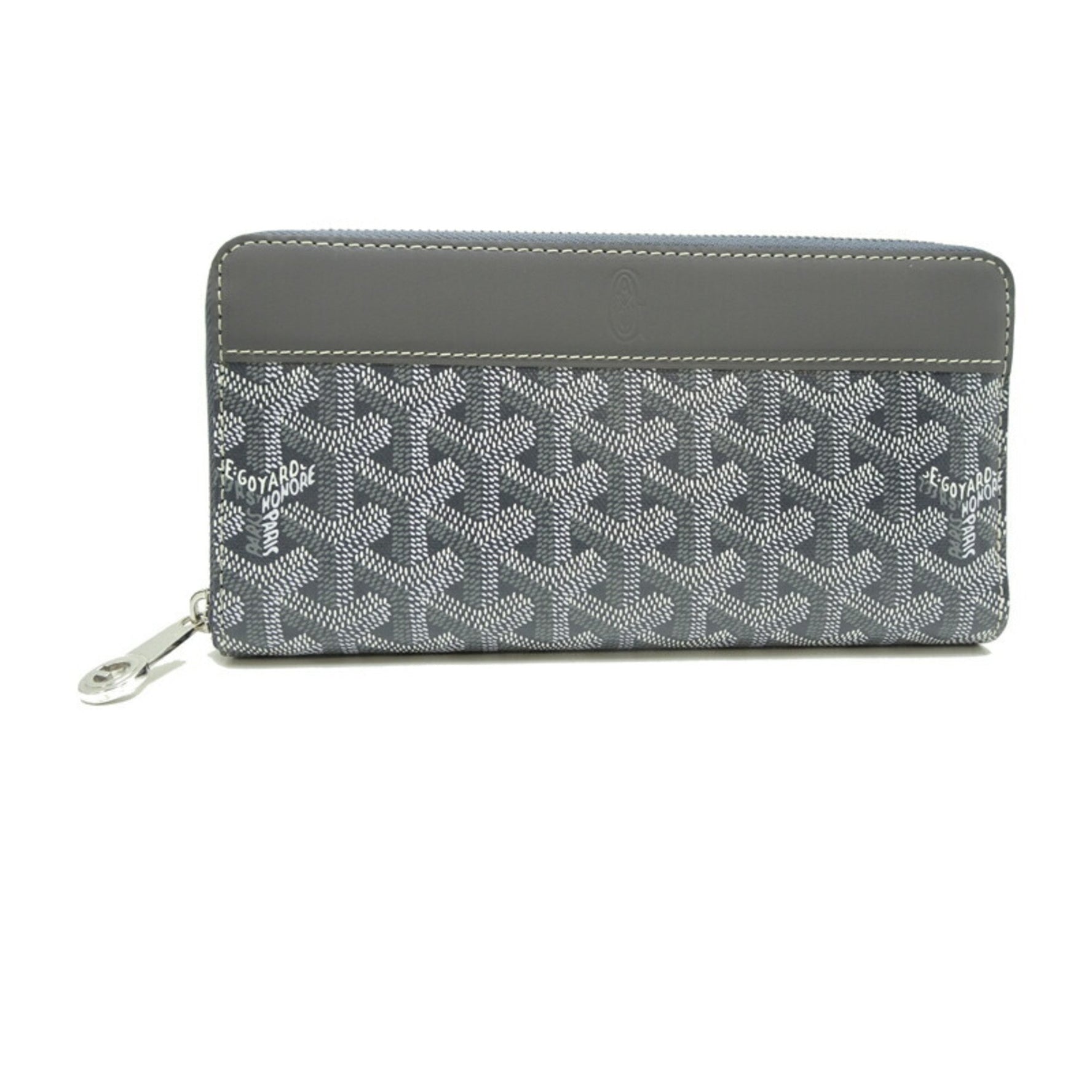 Goyard Herringbone Matignon GM Long Wallet in Goyardine