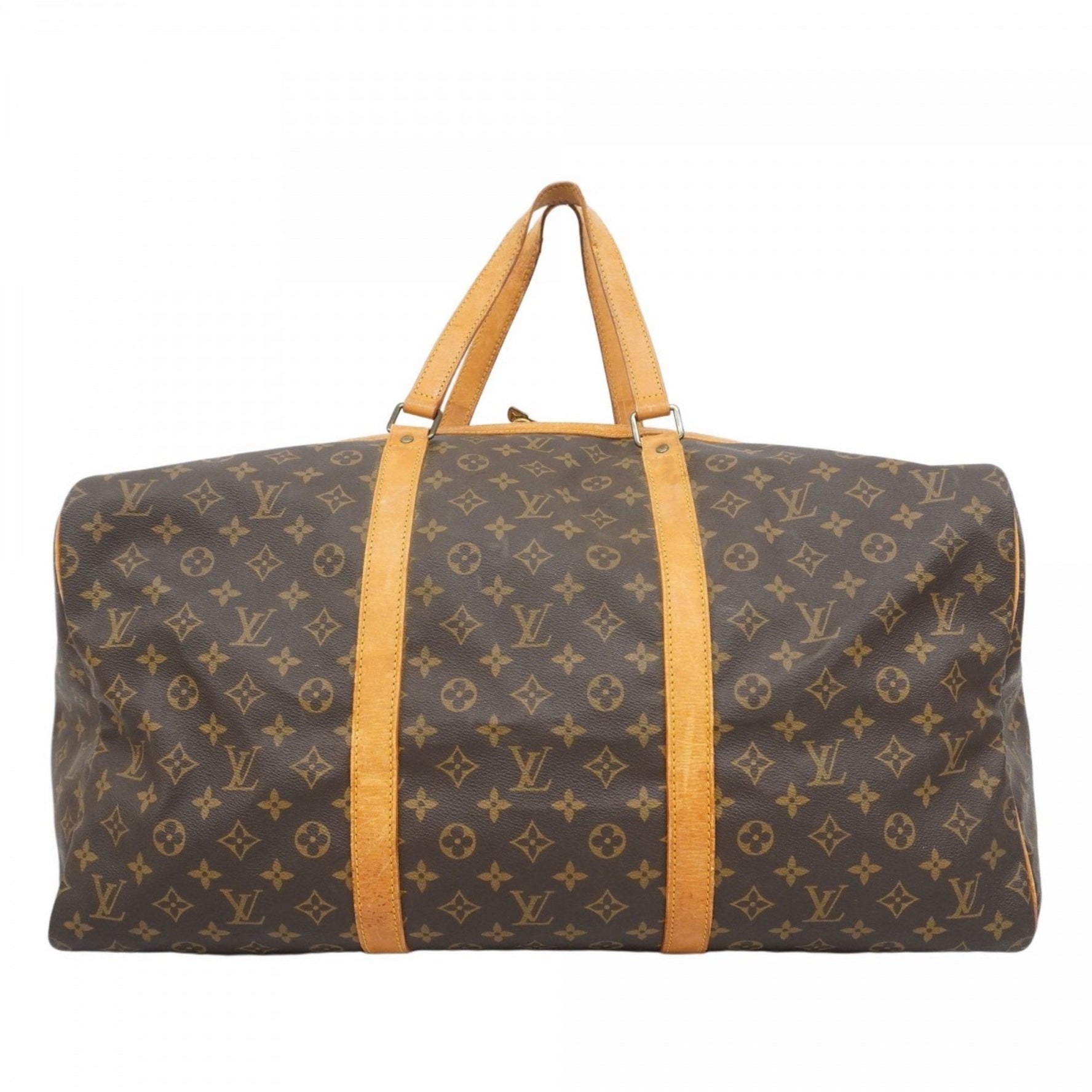Louis Vuitton Monogram Sax Spool 55 Boston Bag M41622 Brown Men's/Women's