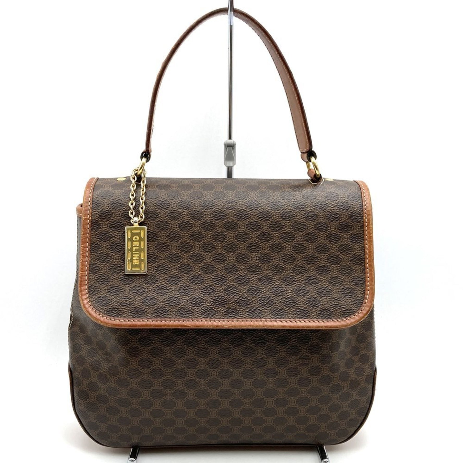 CELINE Handbag in Macadam Leather