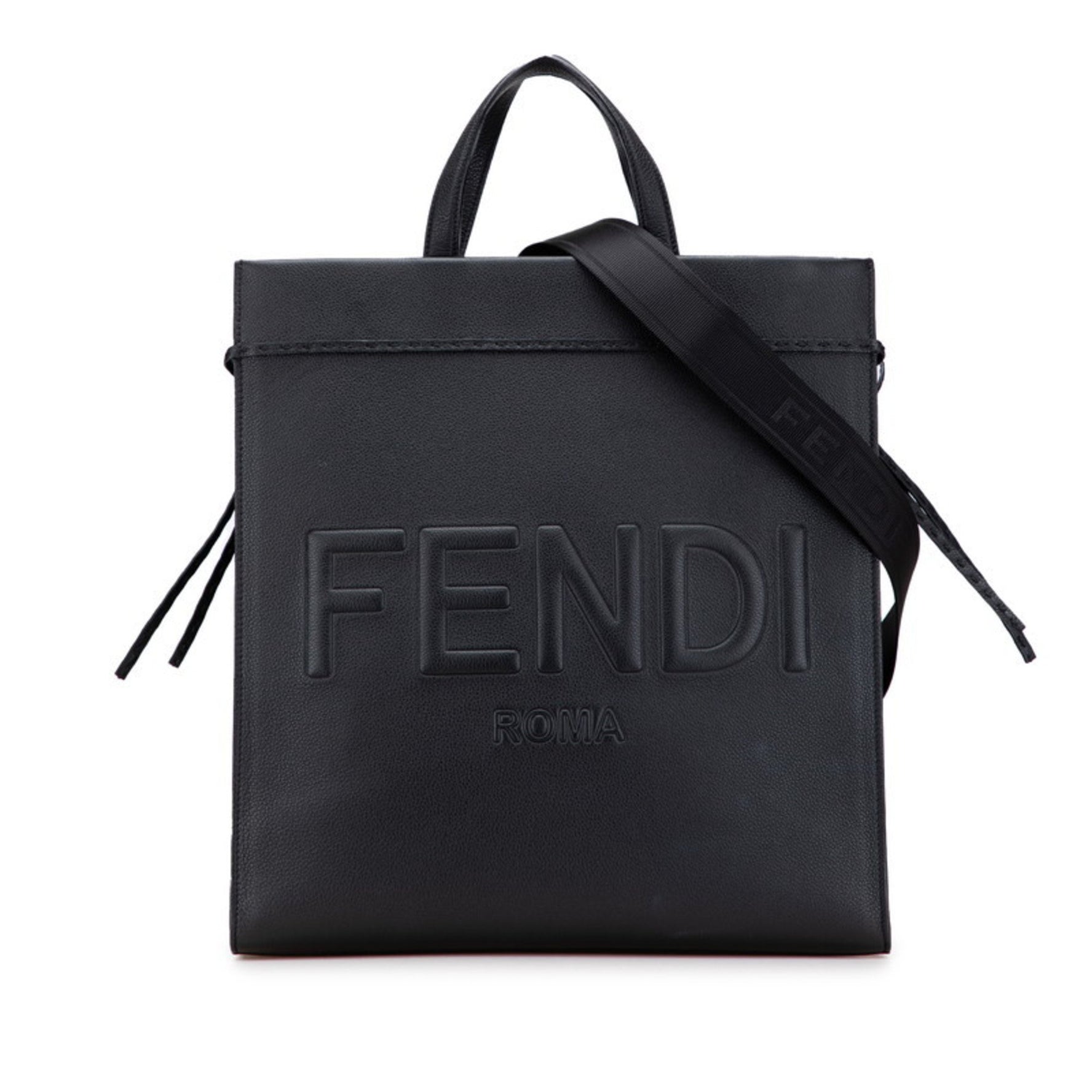 FENDI Go-To Shopper M-size Tote/Shoulder Bag, Leather