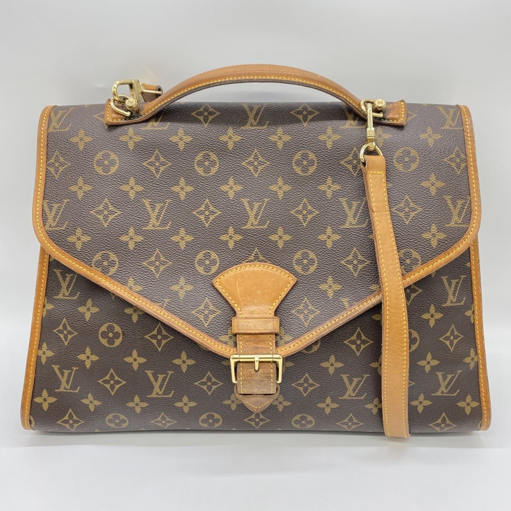 Louis Vuitton Beverly Handbag/Shoulder Bag, Monogram Brown