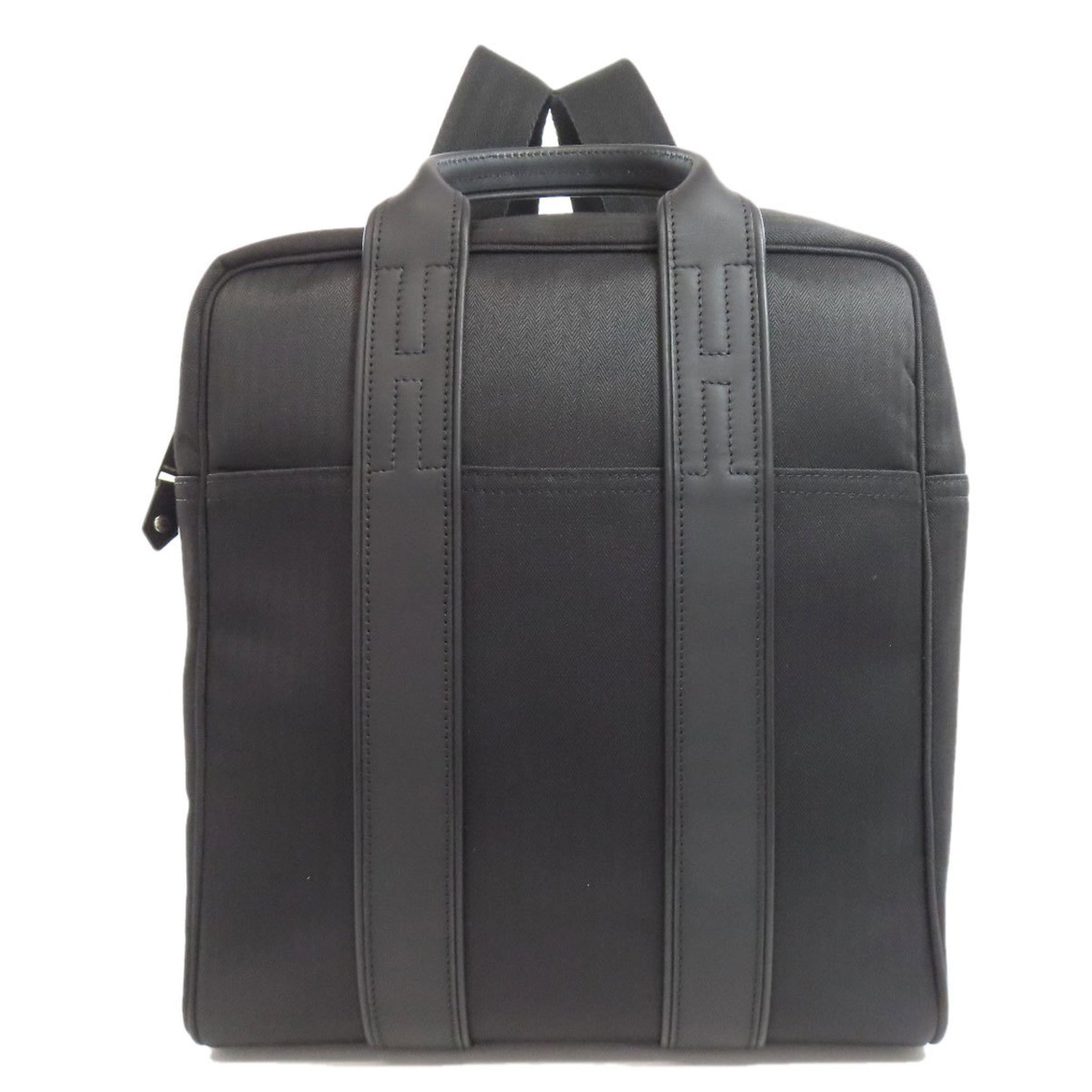 Hermès Acapulco Sac Ado Backpack/Daypack Toile Chevron HERMES