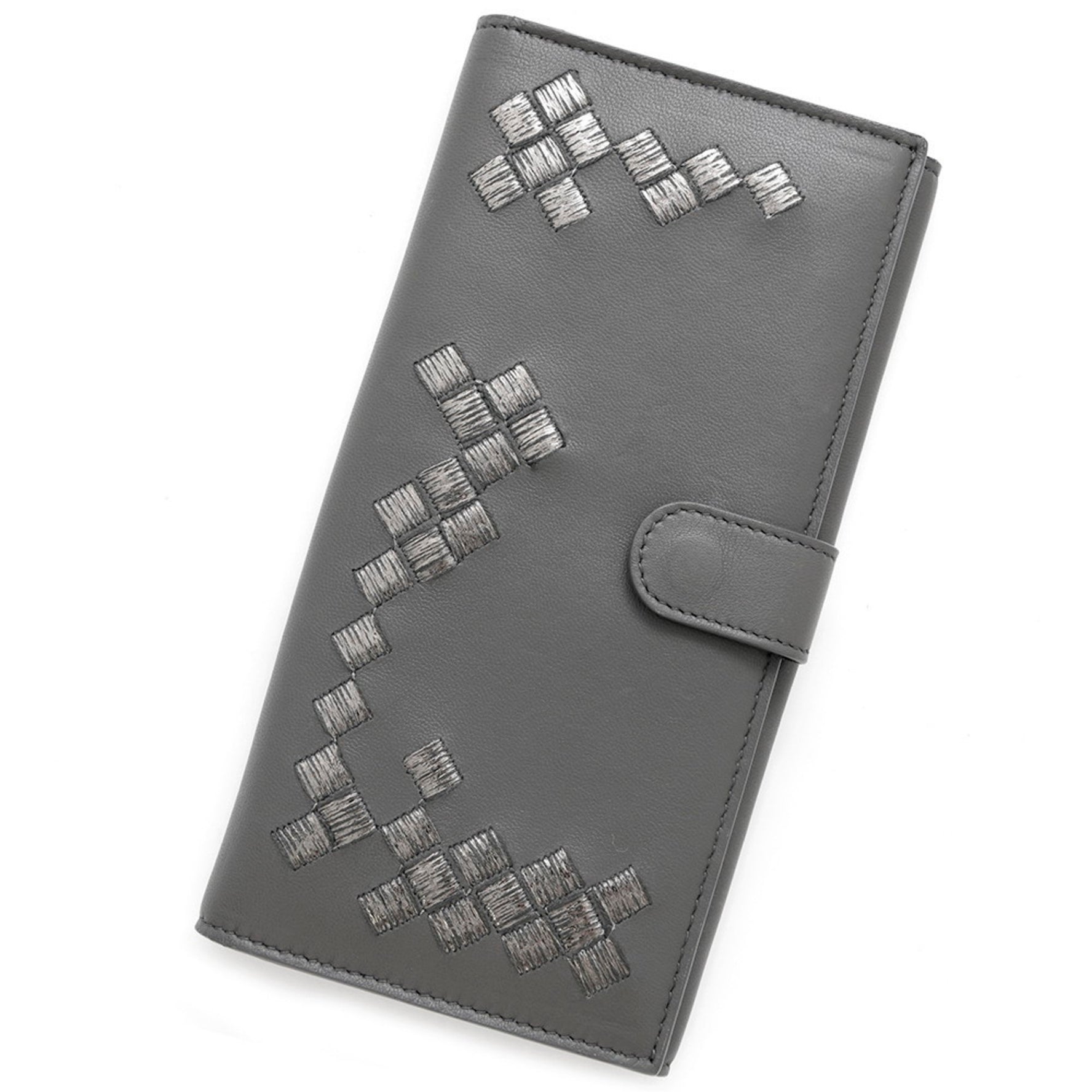 Bottega Veneta Long Wallet Intrecciato Embroidery BOTTEGA VENETA Bi-fold