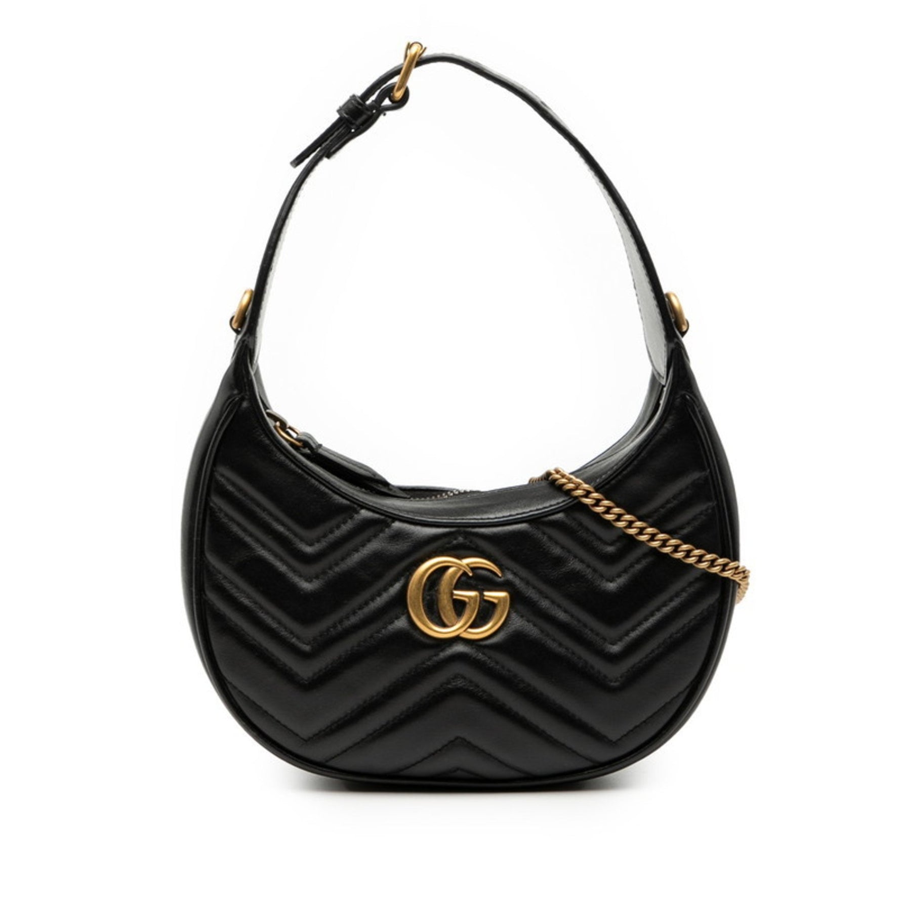 Gucci GG Marmont Handbag, Chain, One-Shoulder Bag, Leather