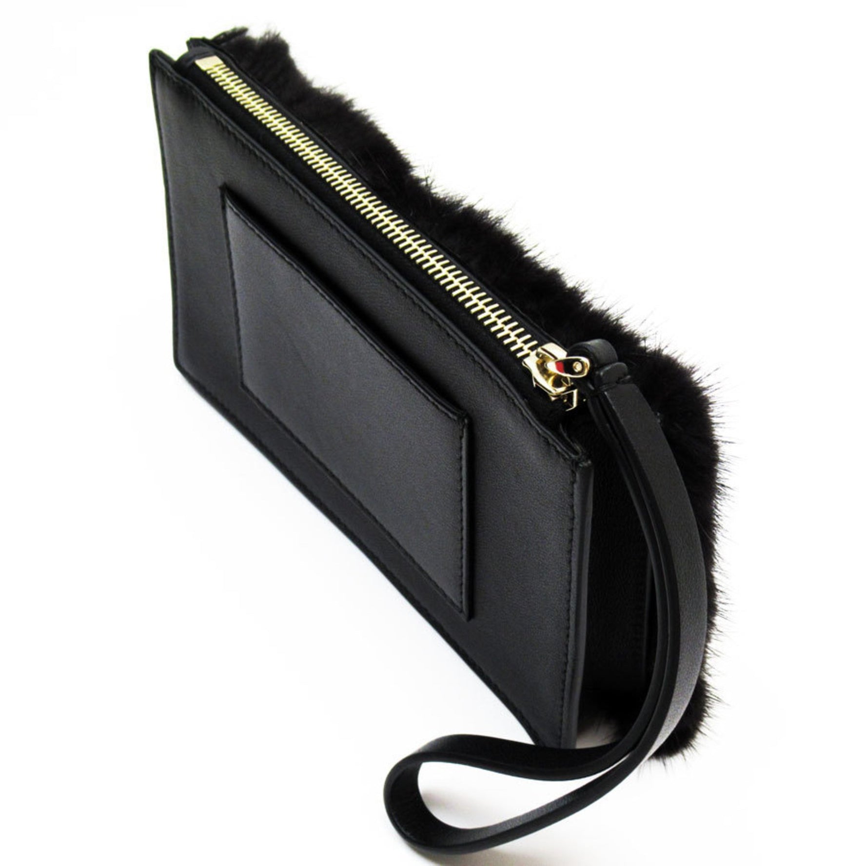 Valentino Garavani Clutch Bag Pouch Fur