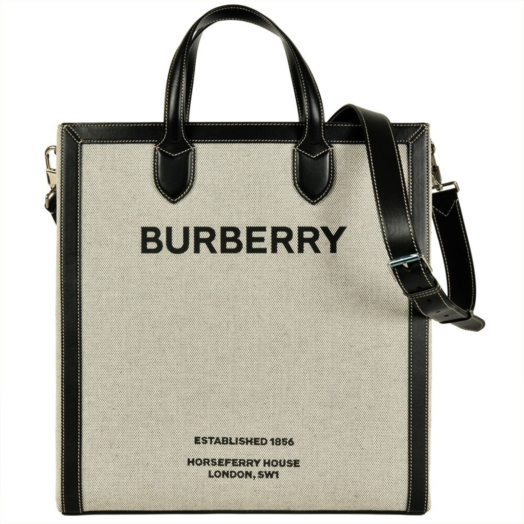 Burberry Horseferry Print Shoulder Bag Canvas