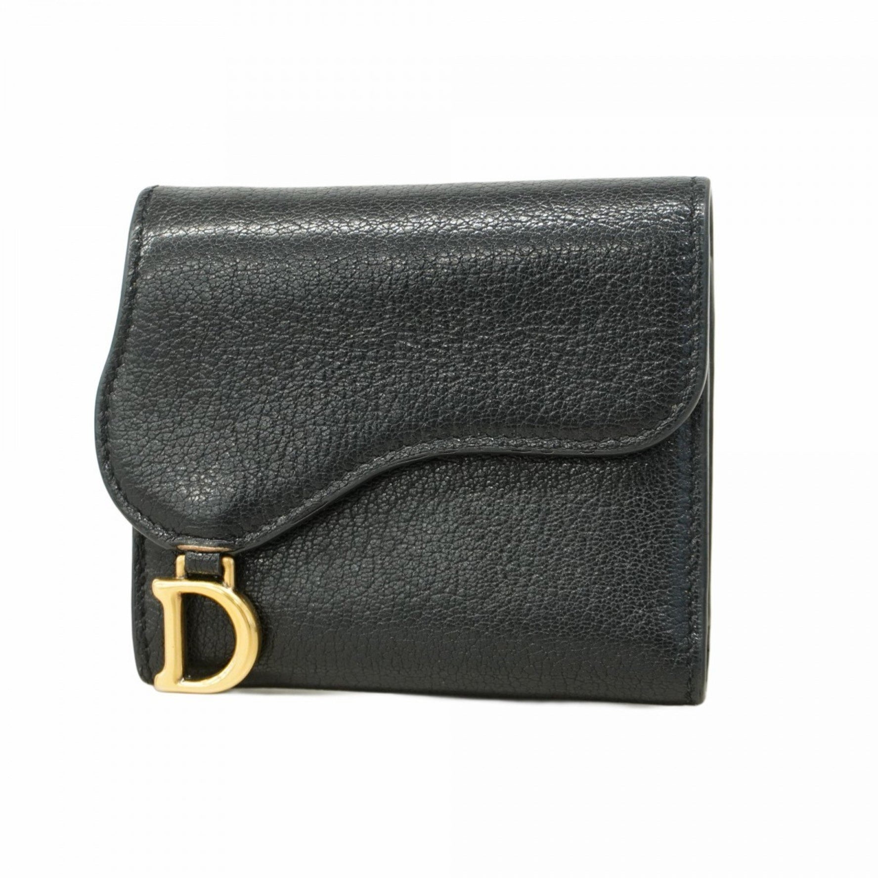 Christian Dior Tri-fold Wallet Leather
