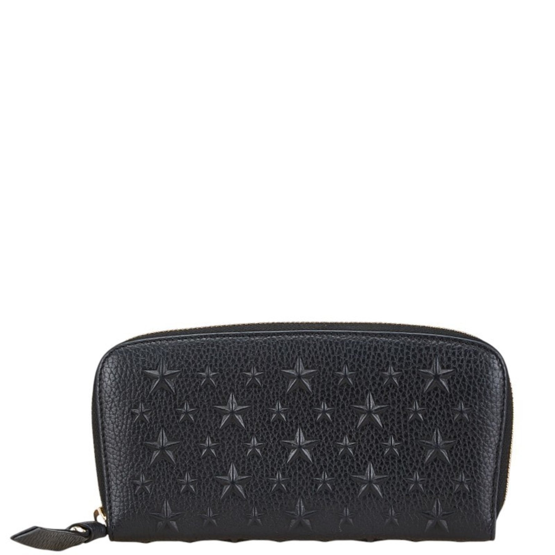 Jimmy Choo Star Motif Long Wallet Round Leather