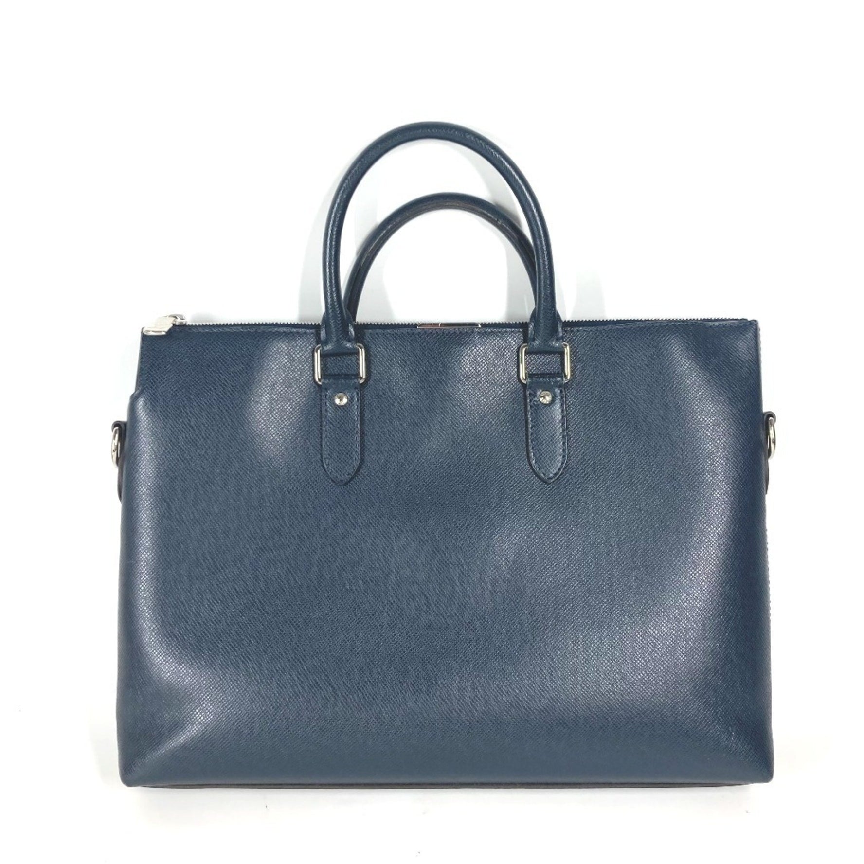 LOUIS VUITTON Louis Vuitton M33417 Taiga Anton Bag Shoulder Leather Men's Blue Marine Navy