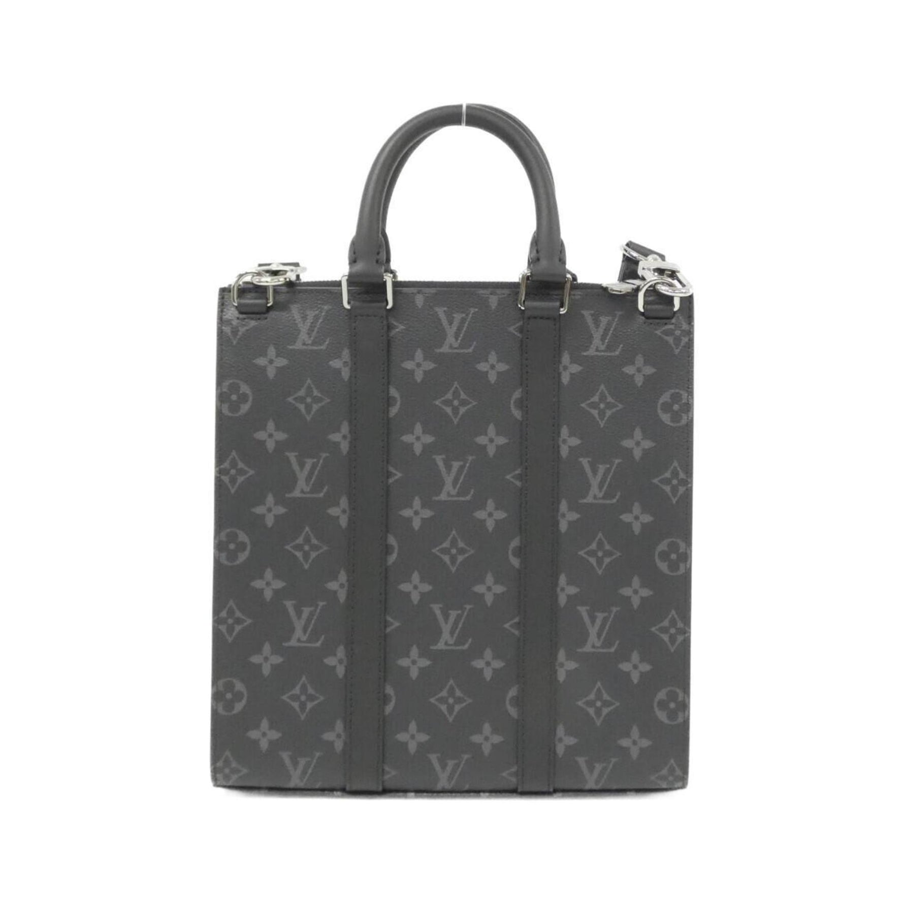 Louis Vuitton Monogram Eclipse Sac Plat Cross Handbag