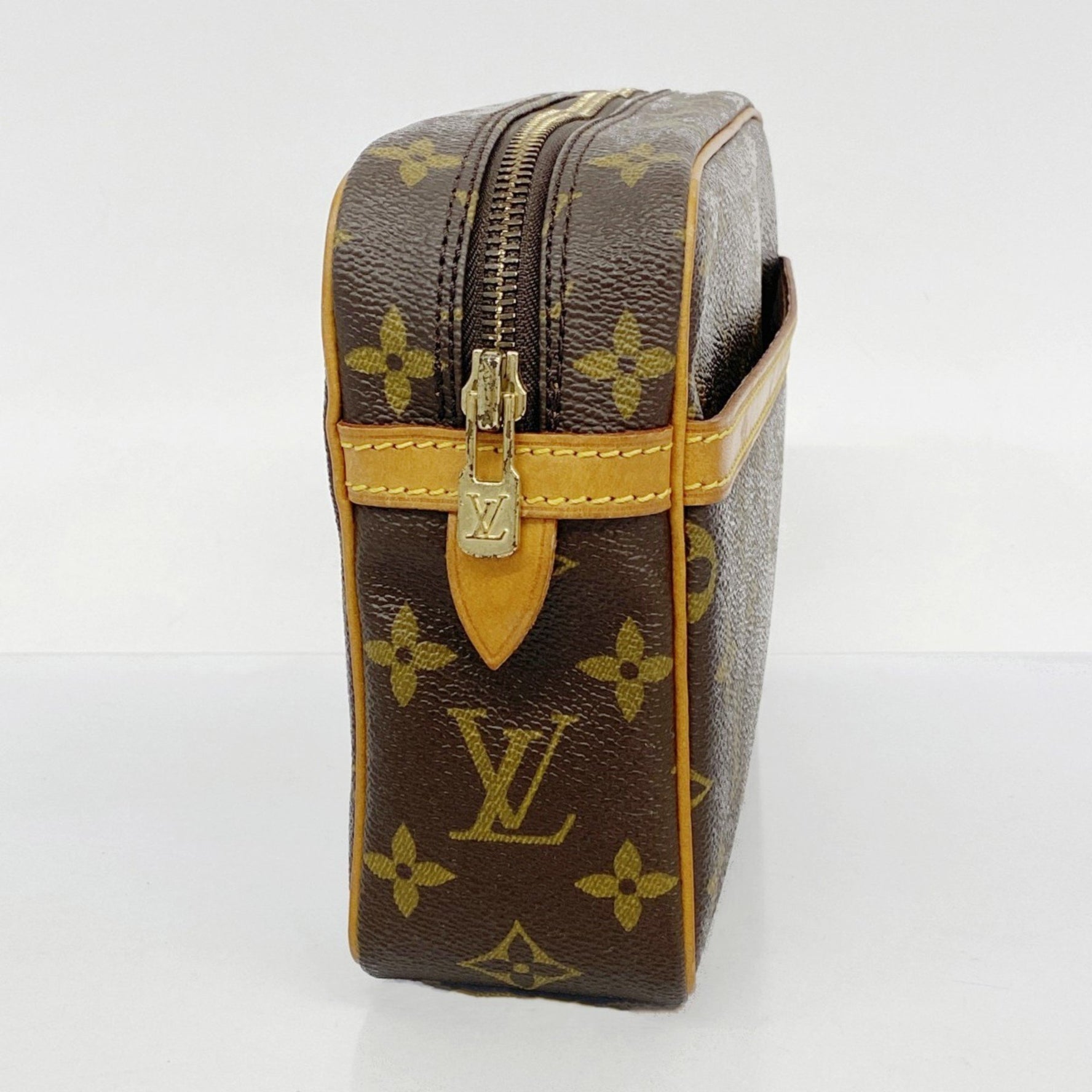 Louis Vuitton Monogram Compiègne 23 Clutch Bag M51847 Brown Men's/Women's