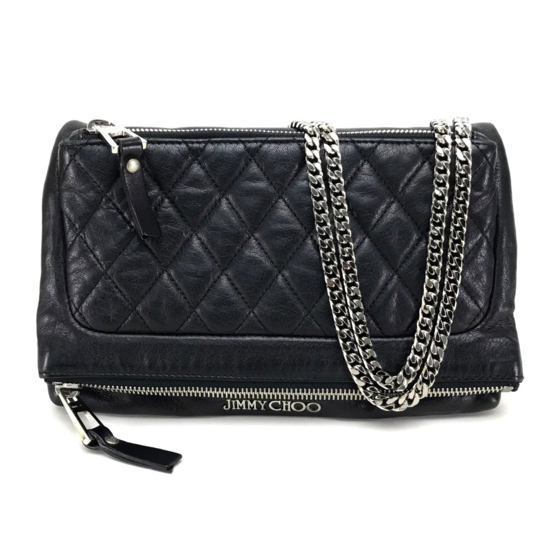 Jimmy Choo Quilted Shoulder Crossbody ChainShoulder Shoulder Bag