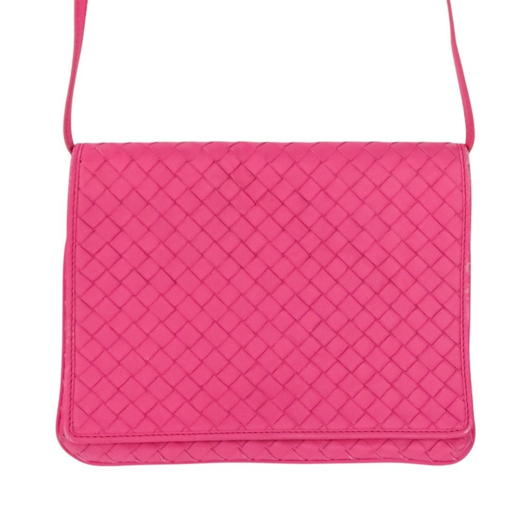 BOTTEGA VENETA Intrecciato Leather Square Shoulder Bag
