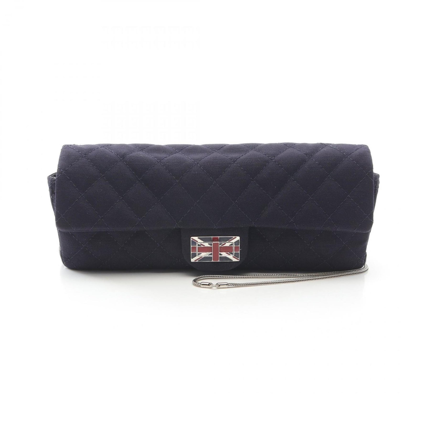 CHANEL Matelasse Union Jack Shoulder Bag Canvas Fabric