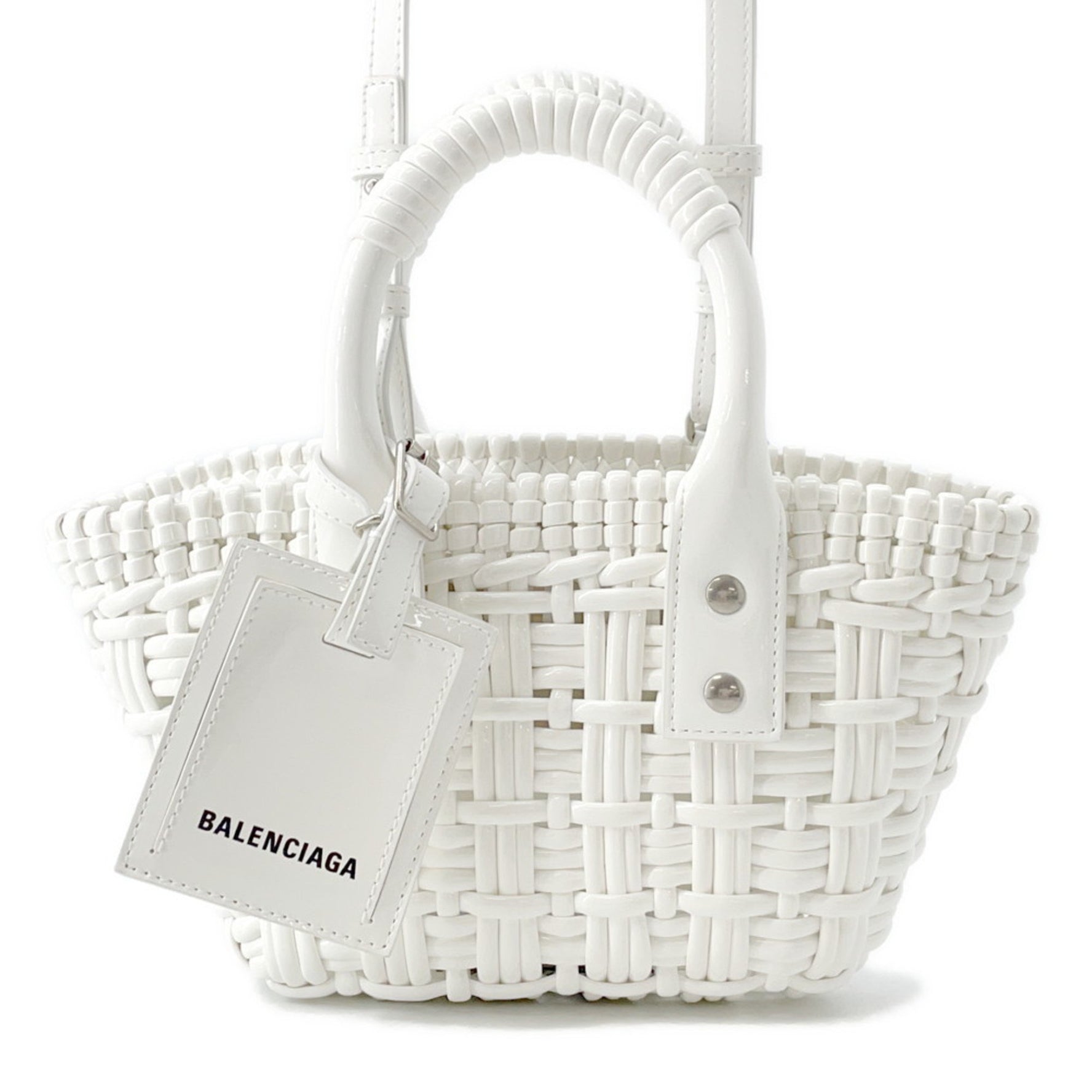 Balenciaga Bistro XXS Patent Leather Handbag