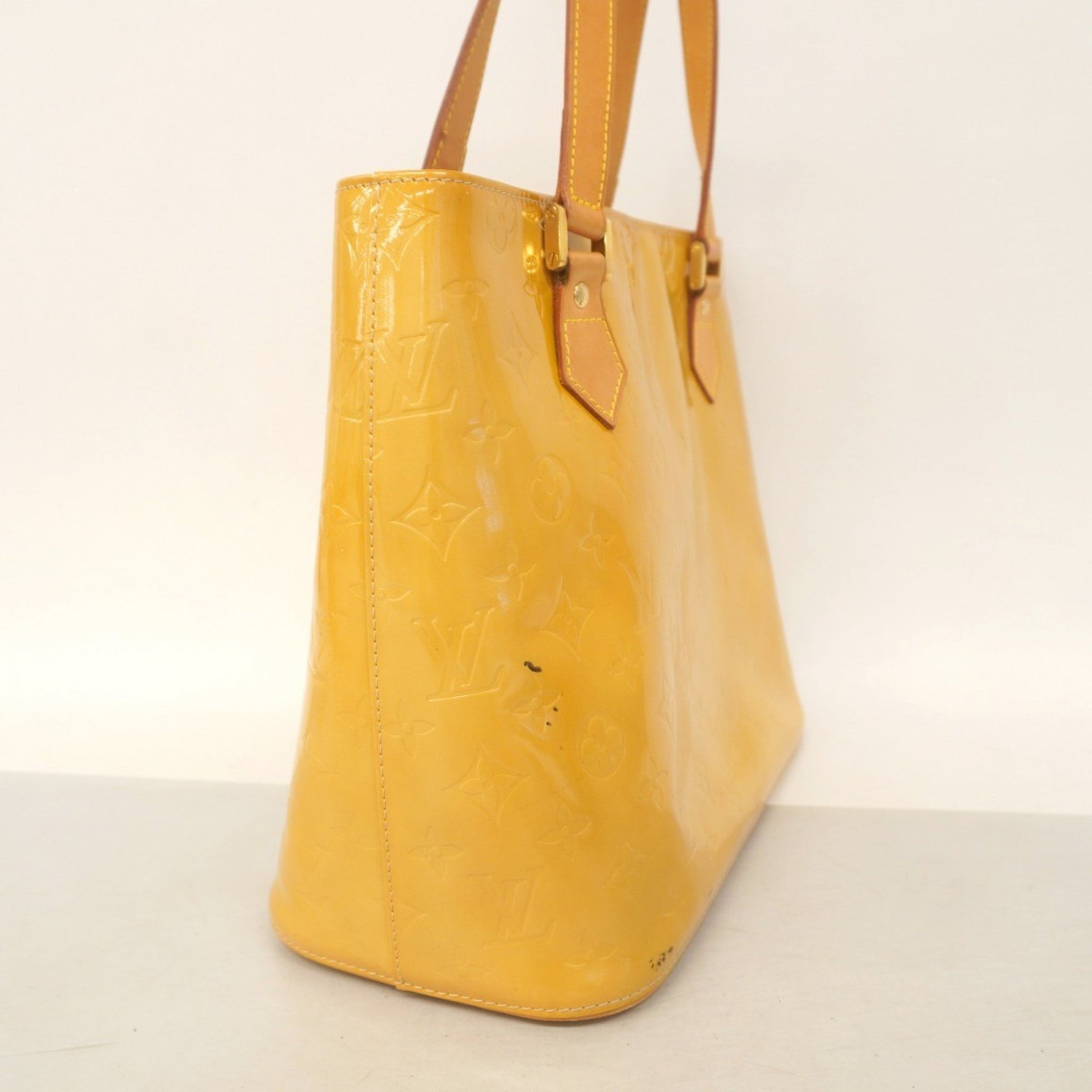Louis Vuitton Vernis Houston Tote Bag M91004 Beige Women's