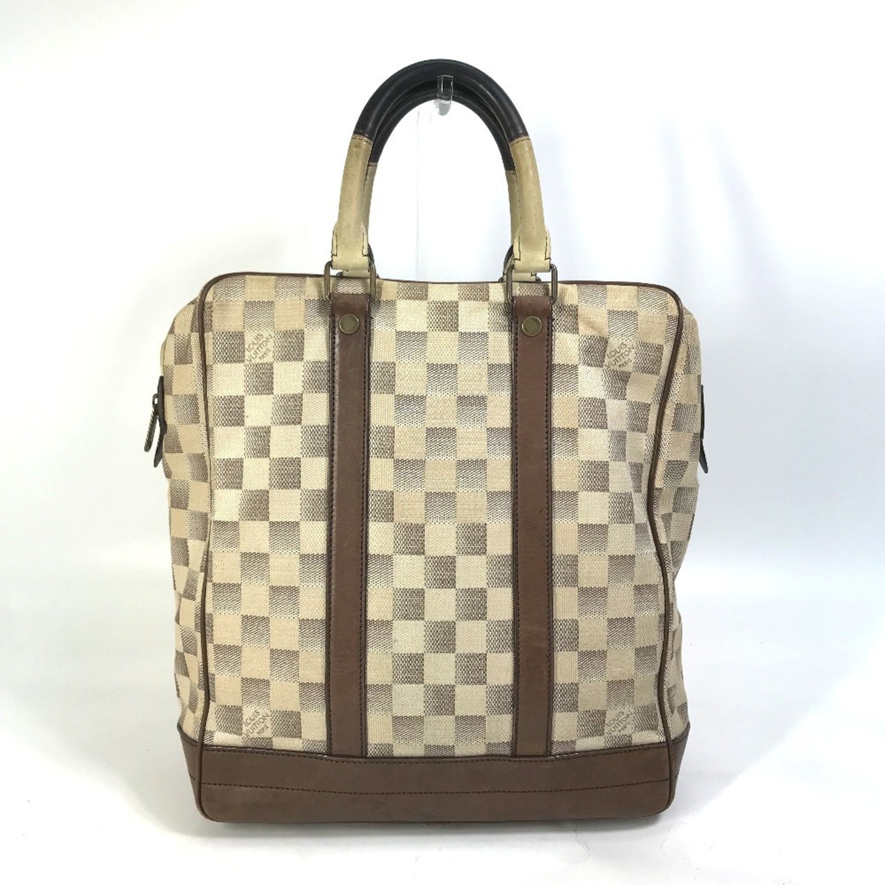 LOUIS VUITTON N48185 Damieren Cabas Shoulder Bag Tote Canvas Women's White