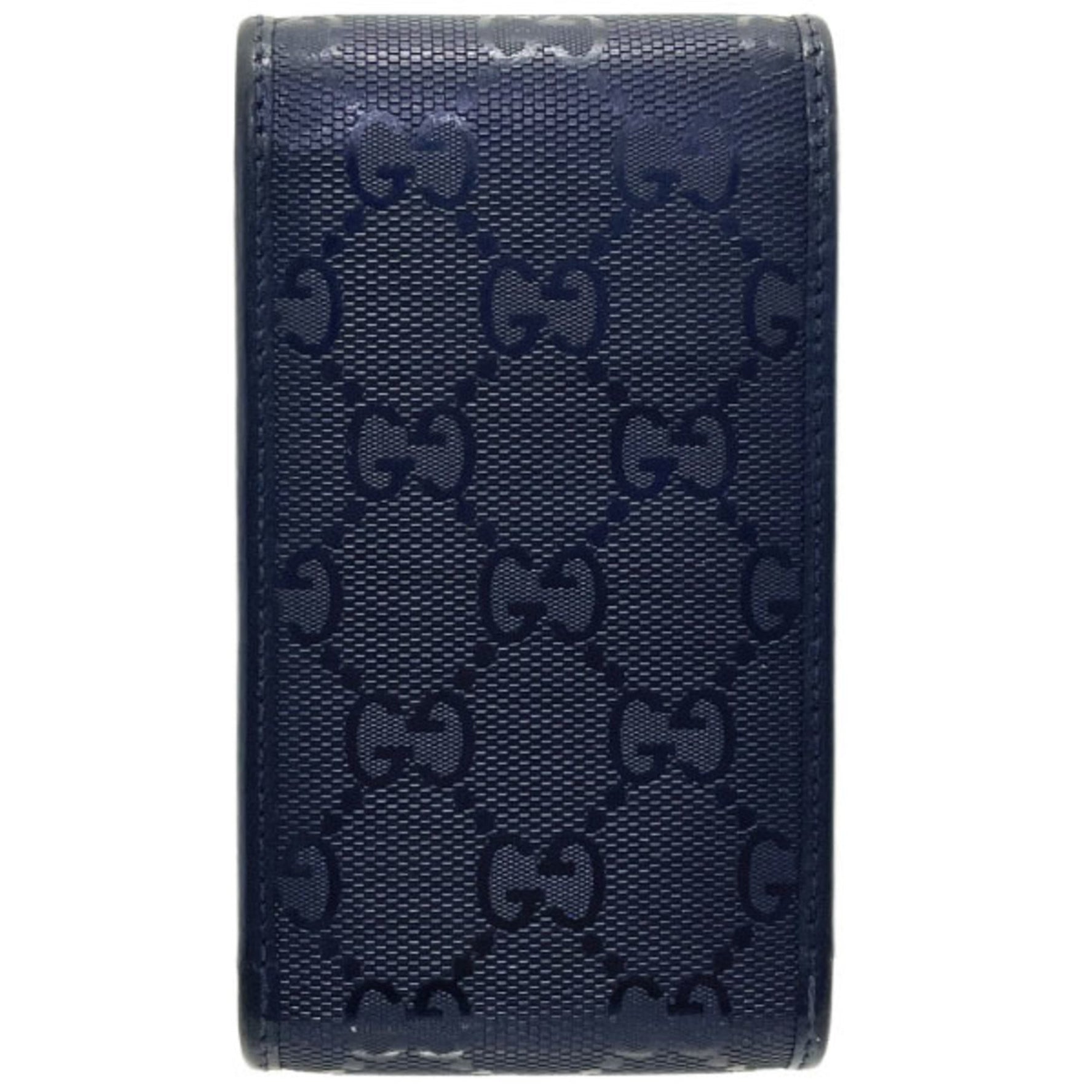 Gucci Cigarette Case GG Imprime PVC Leather Navy GUCCI IQOS SS-15327