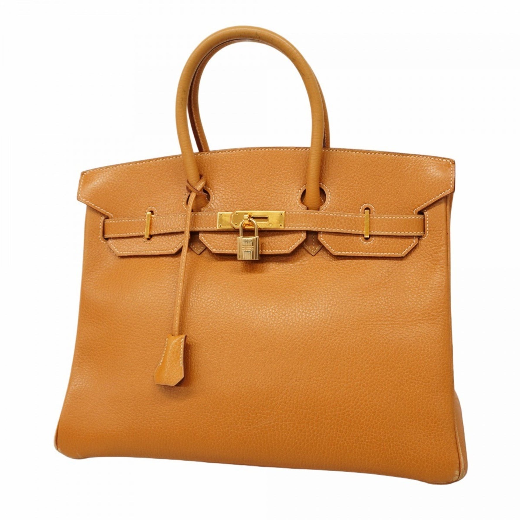 Hermes Hermès Birkin 35 Ardennes Natural Handbag (A Stamp) for Women