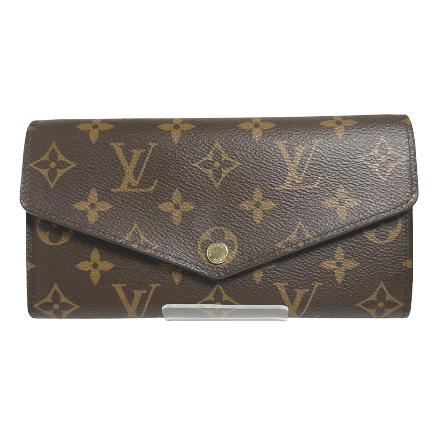 Louis Vuitton Long Wallet Monogram Portefeuille Sarah Canvas LV