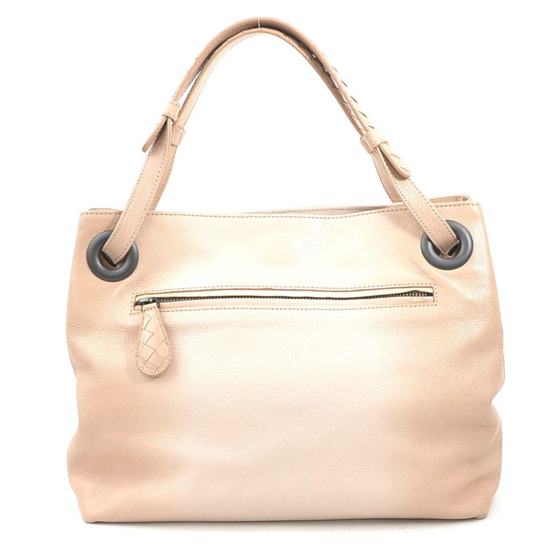 BOTTEGA VENETA handbag leather pink beige