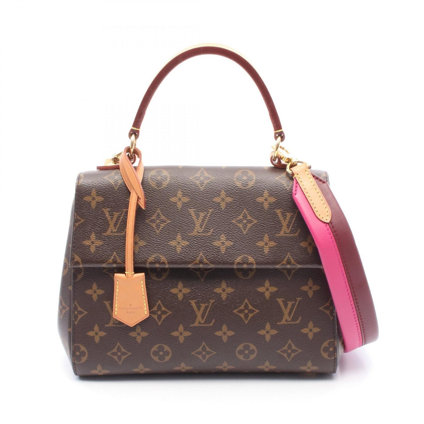 Louis Vuitton Cluny BB Handbag, PVC-Coated Canvas and Leather, Monogram
