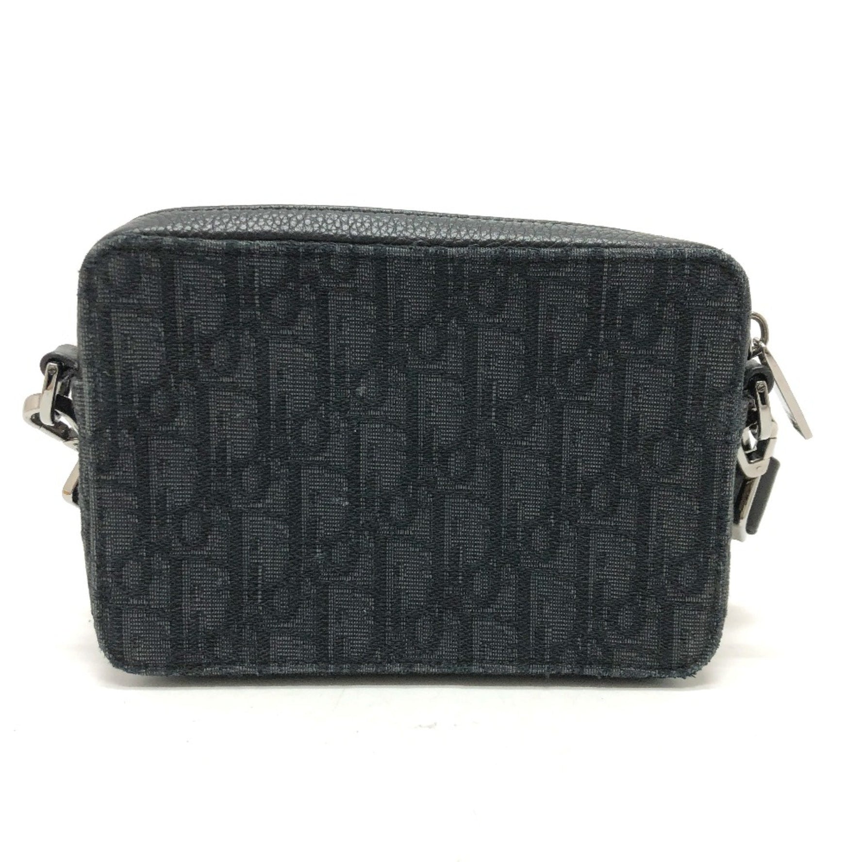 Christian Dior Oblique Bag Shoulder Bag SilverHardware