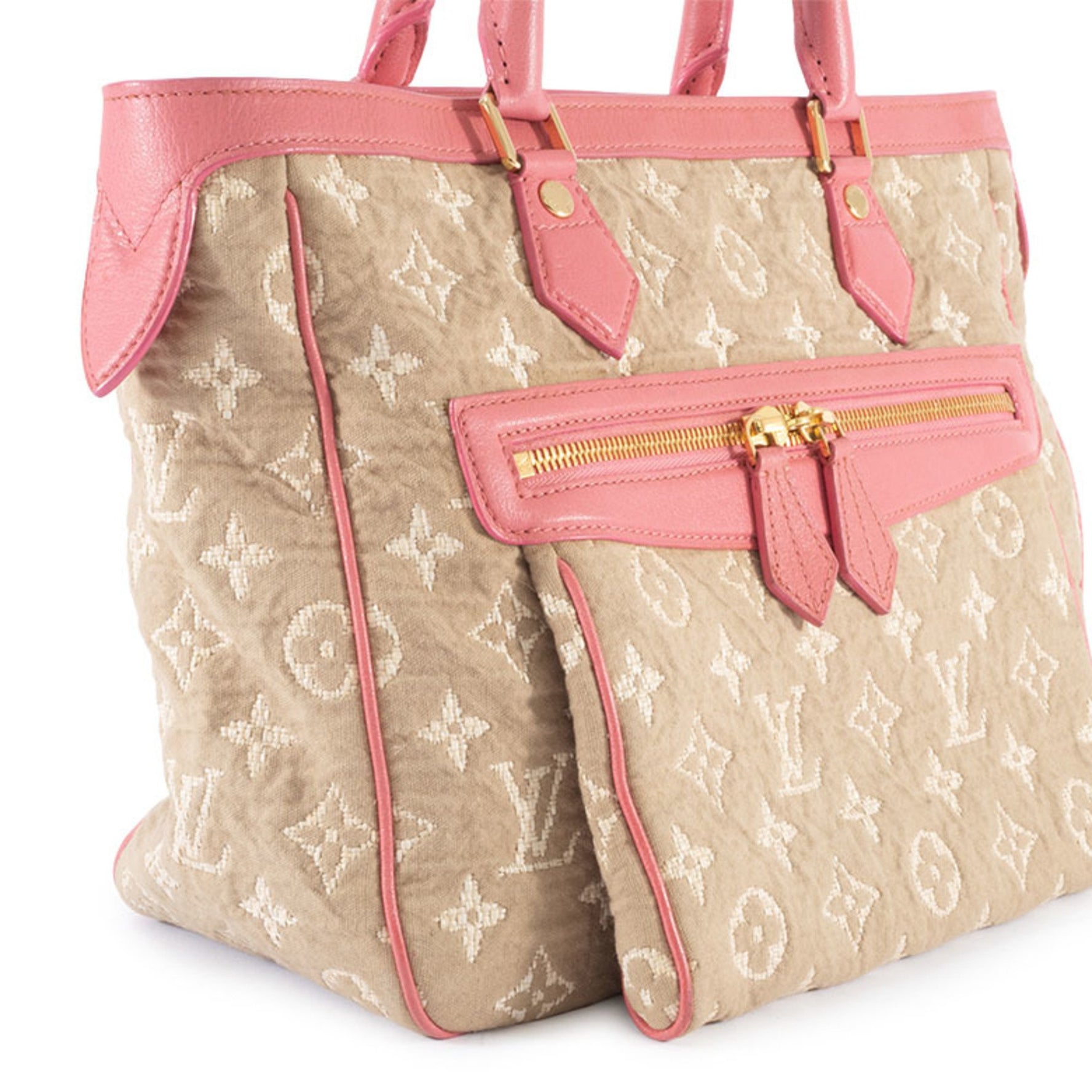 Louis Vuitton Cabas MM Tote Bag, Beige/Pink