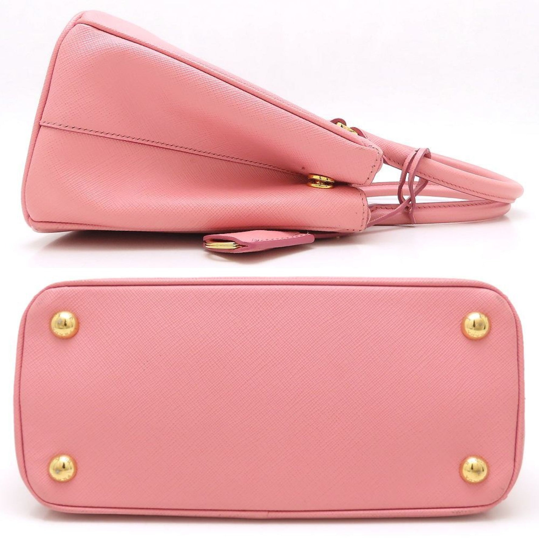 PRADA 1BA896 Shoulder Bag 2Way Saffiano Leather Petalo Pink
