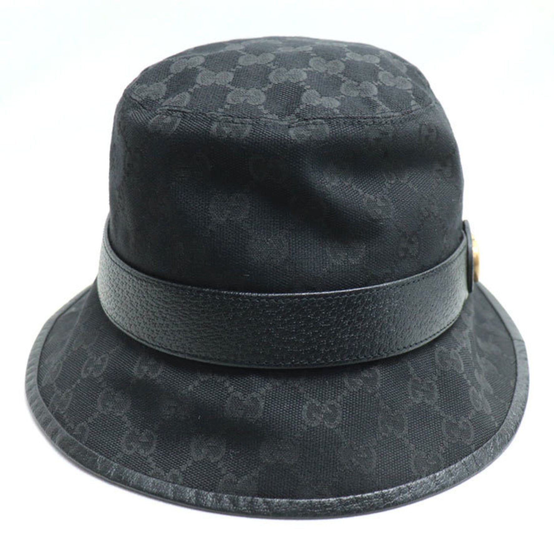 GUCCI GG Canvas Fedora Hat 1060 M