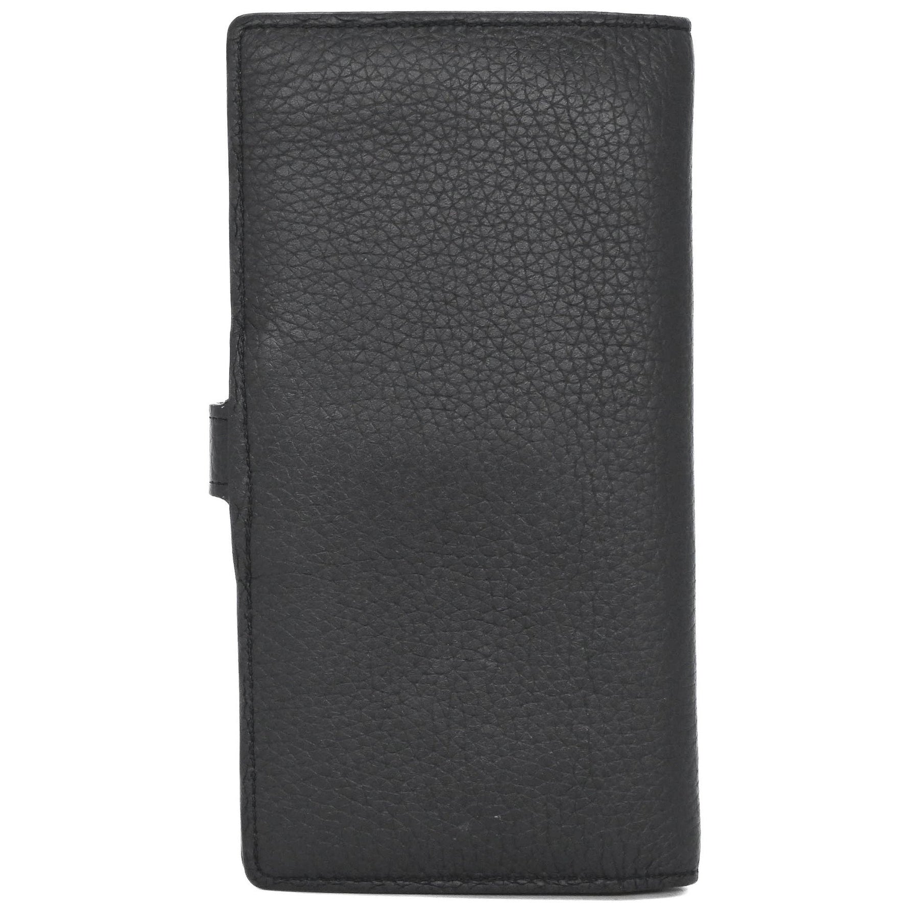 LOUIS VUITTON Taurillon Leather LV Vertical Wallet Noir M8133 Black Men's Long with Coin Purse and IC Chip