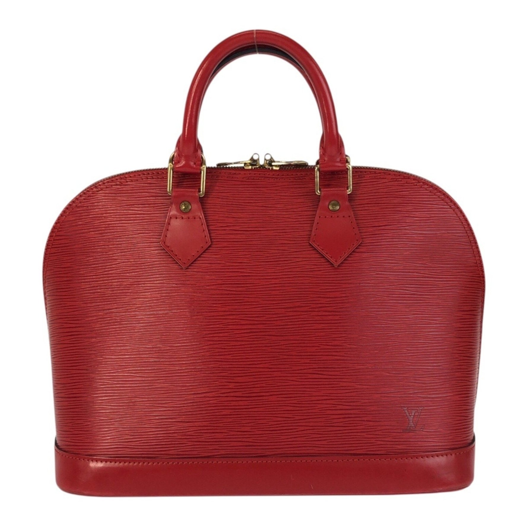 LOUIS VUITTON Epi Alma Red with Gold Hardware and Leather, Handbag/Tote Bag