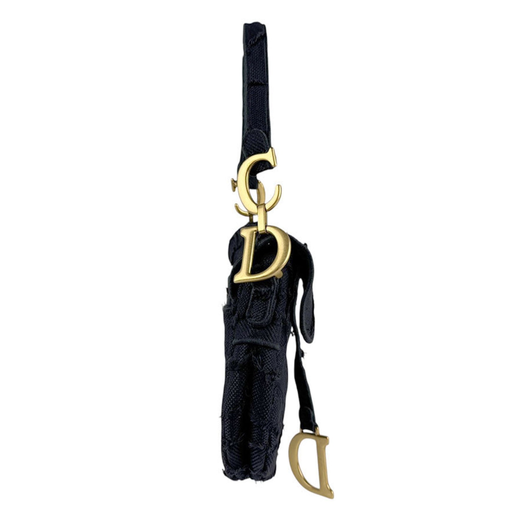 Christian Dior Handbag Saddle Bag Canvas
